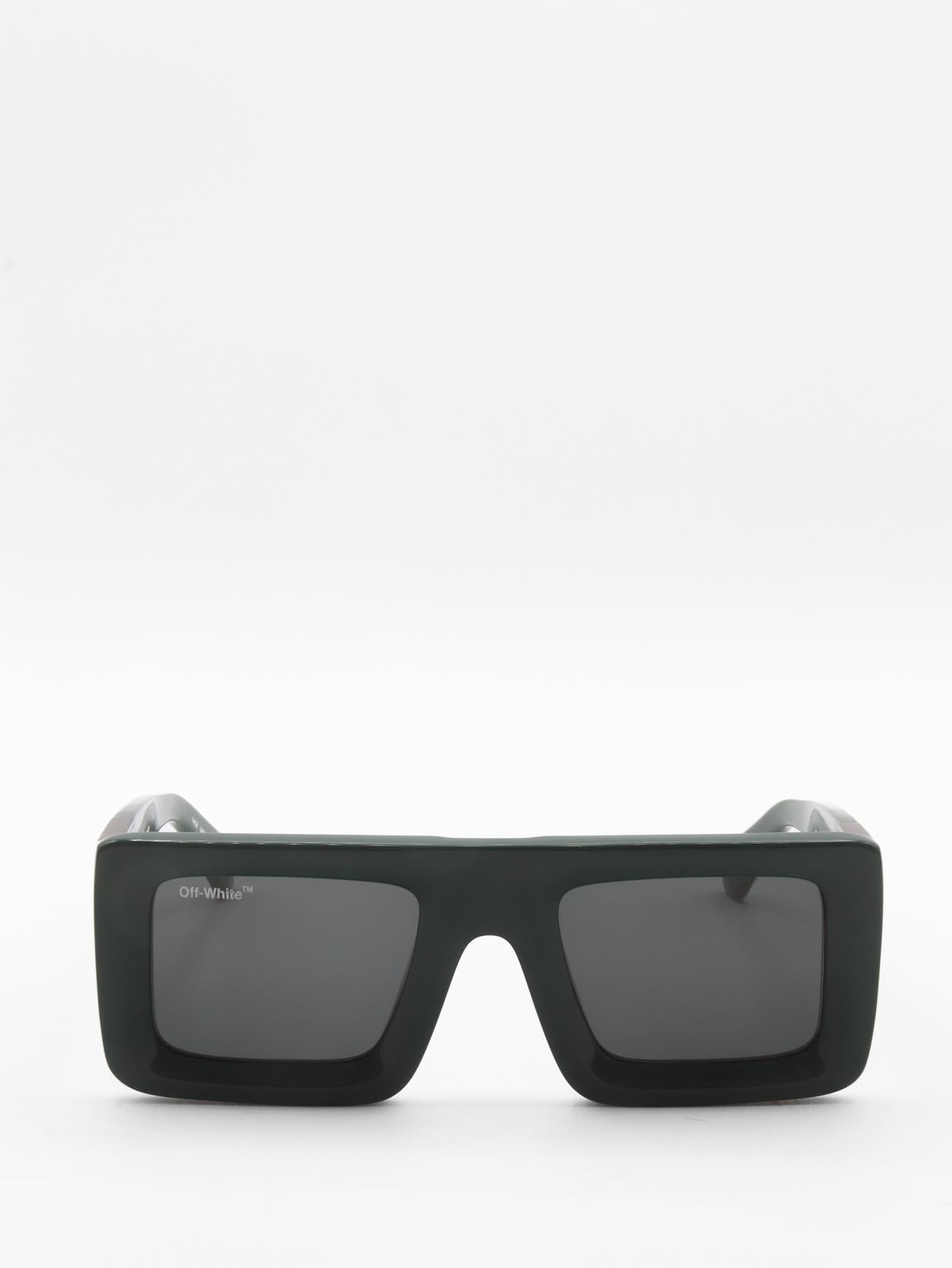 Off White LEONARDO Green Sunglasses