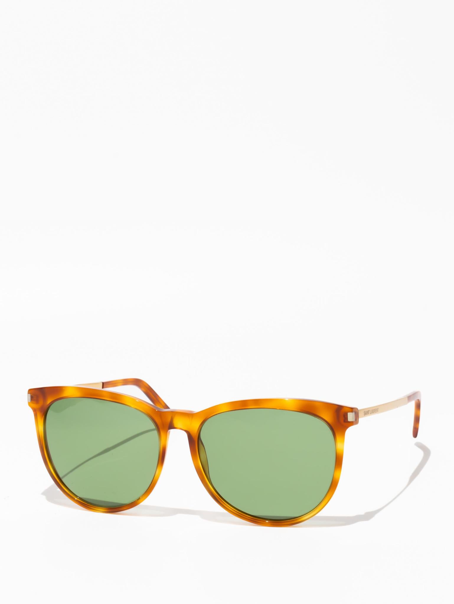 SAINT LAURENT | SL24 911D3 Amber Tortoise Sunglasses