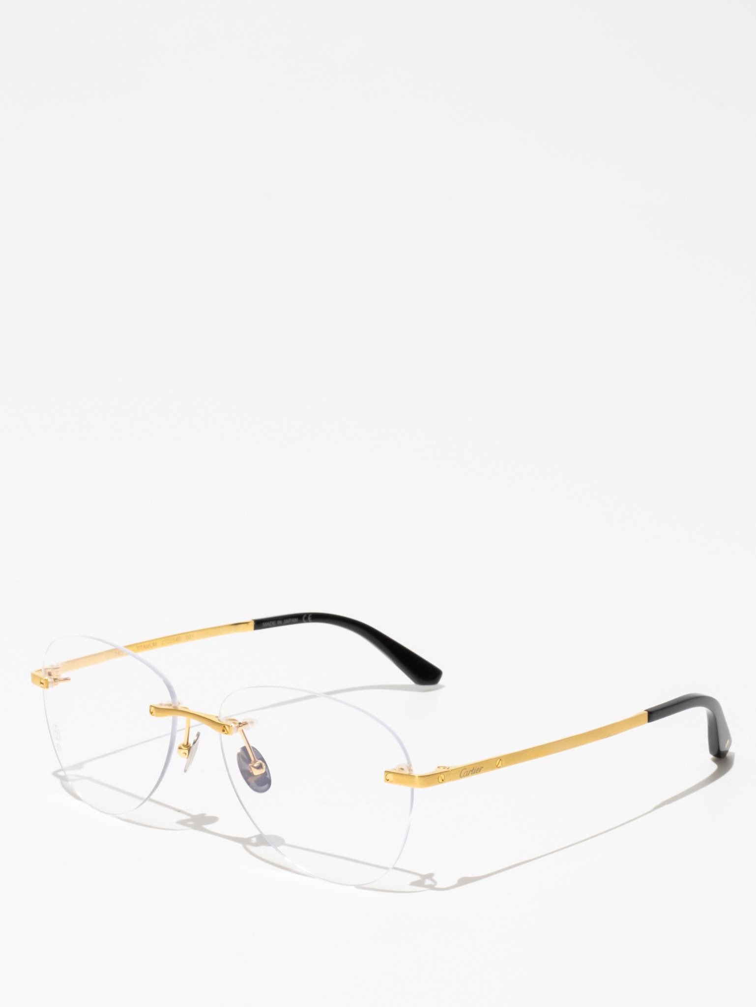 CT0254O 001 | SANTOS DE CARTIER EYEGLASSES