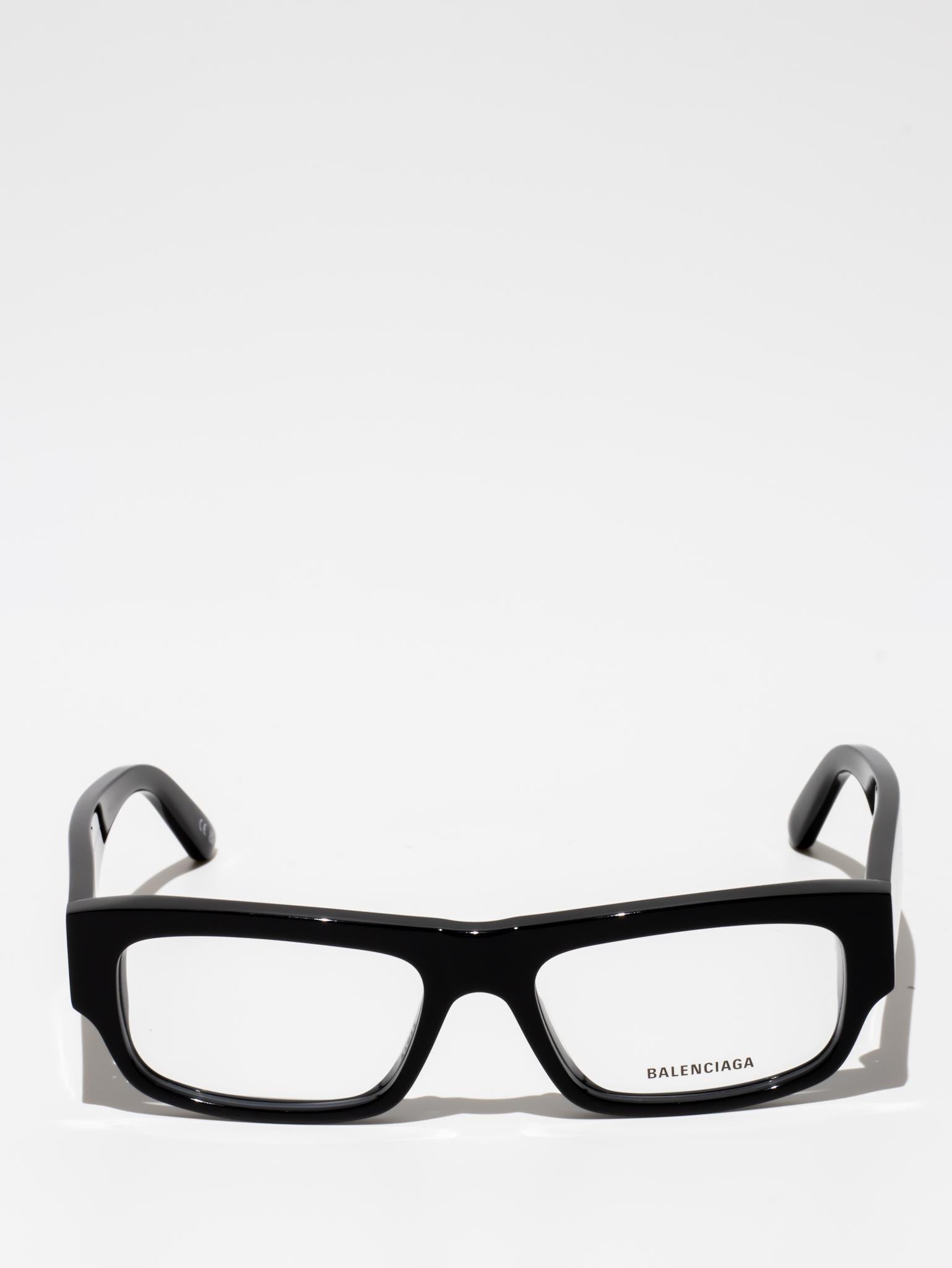 BALENCIAGA | RECTANGLE EYEGLASSES | BLACK | BB0304O 001