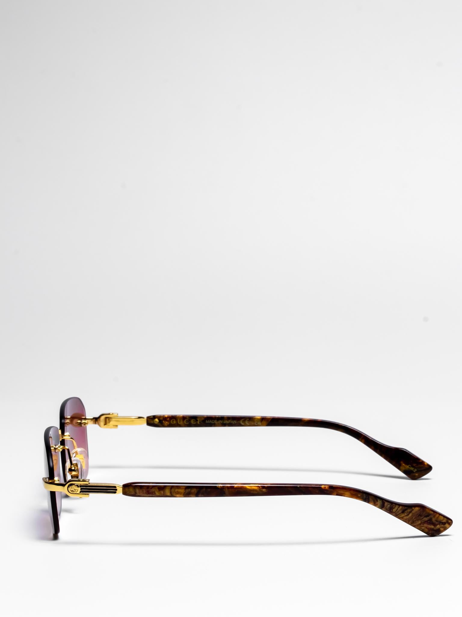 GUCCI | GG1221S 004 | RECTANGULAR FRAME SUNGLASSES