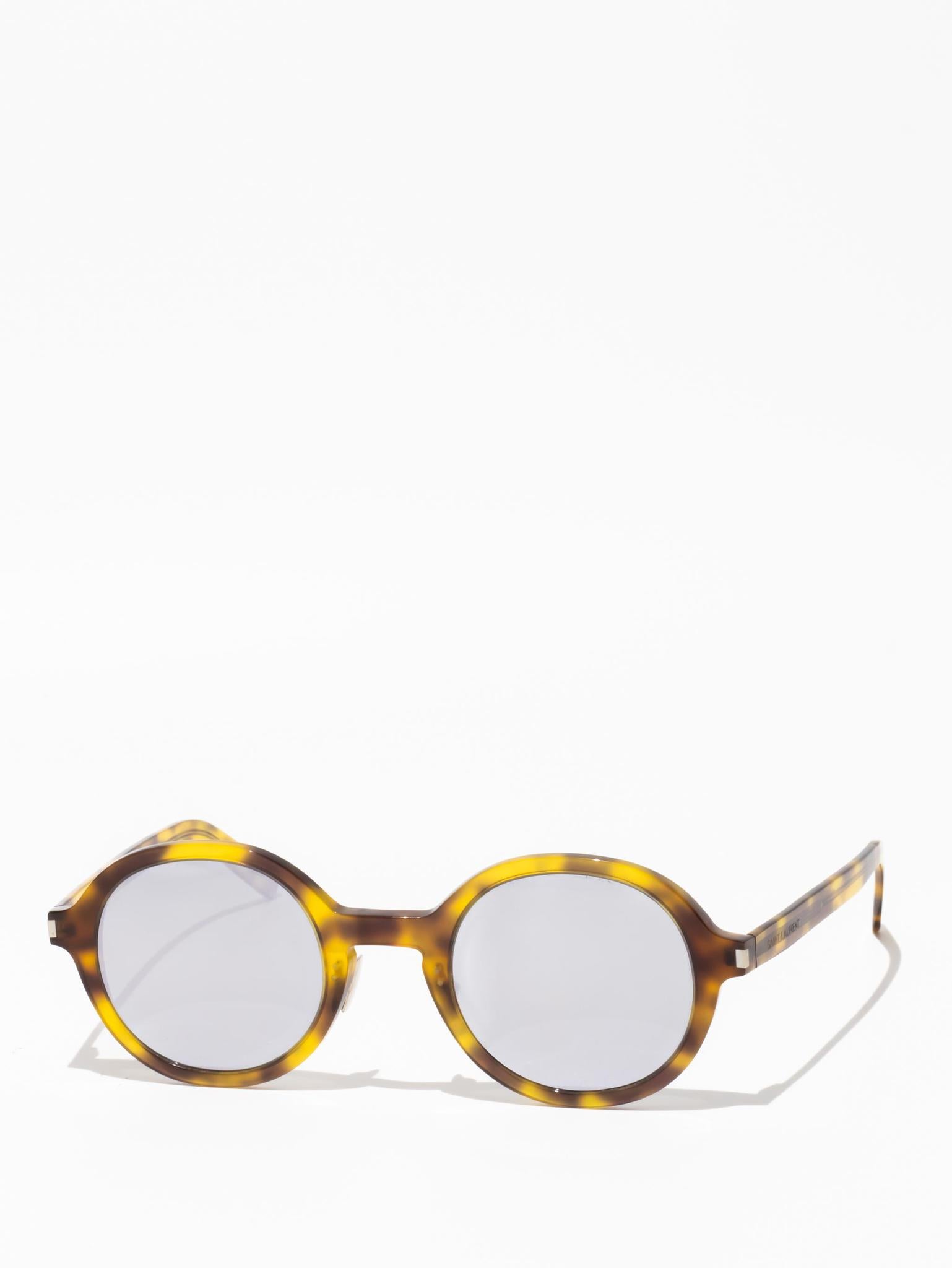SL 161 SLIM 004 | TORTOISE | ROUND SUNGLASSES