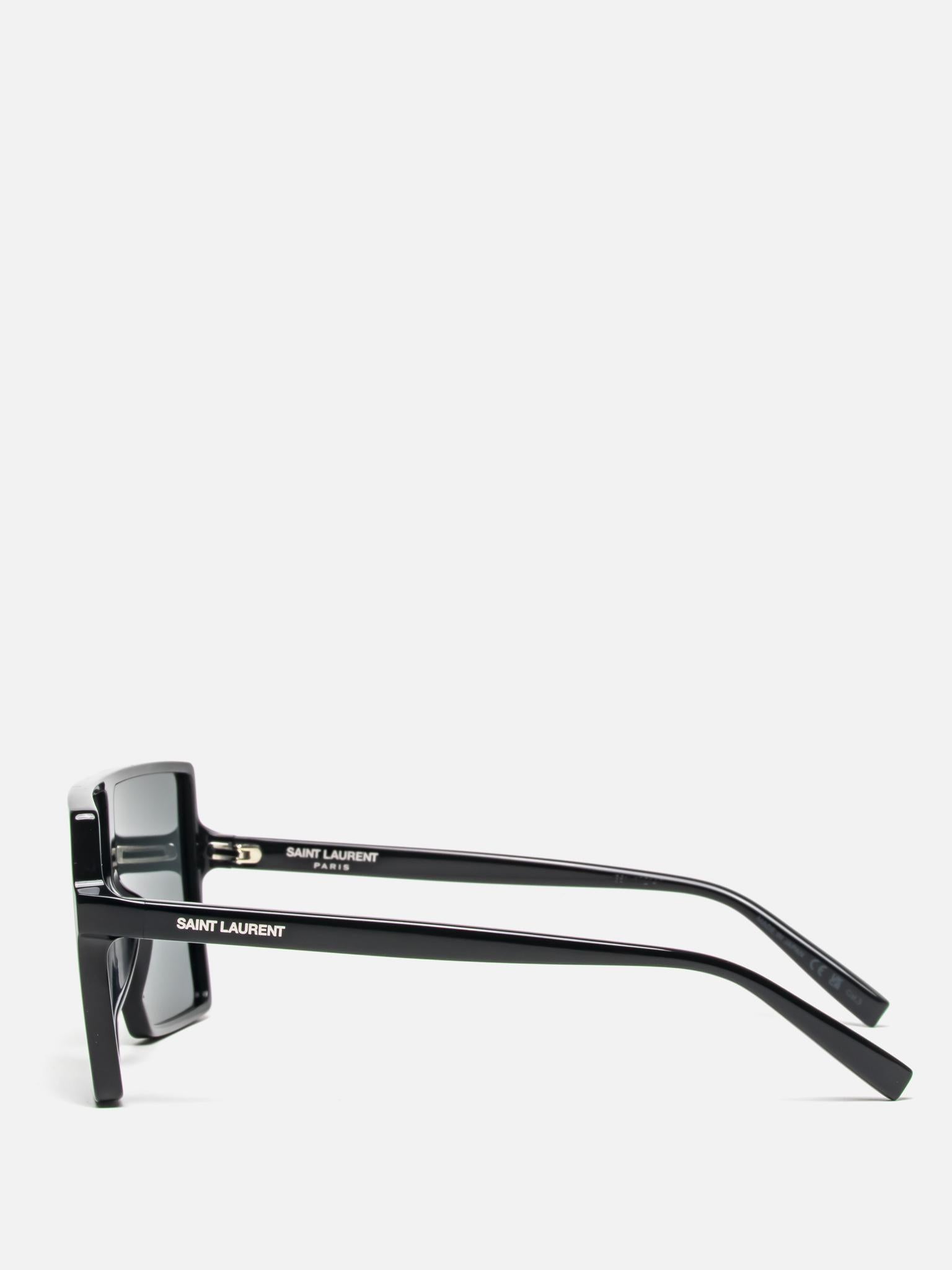SL 909 BETTY S 001 BLACK SQUARE SUNGLASSES