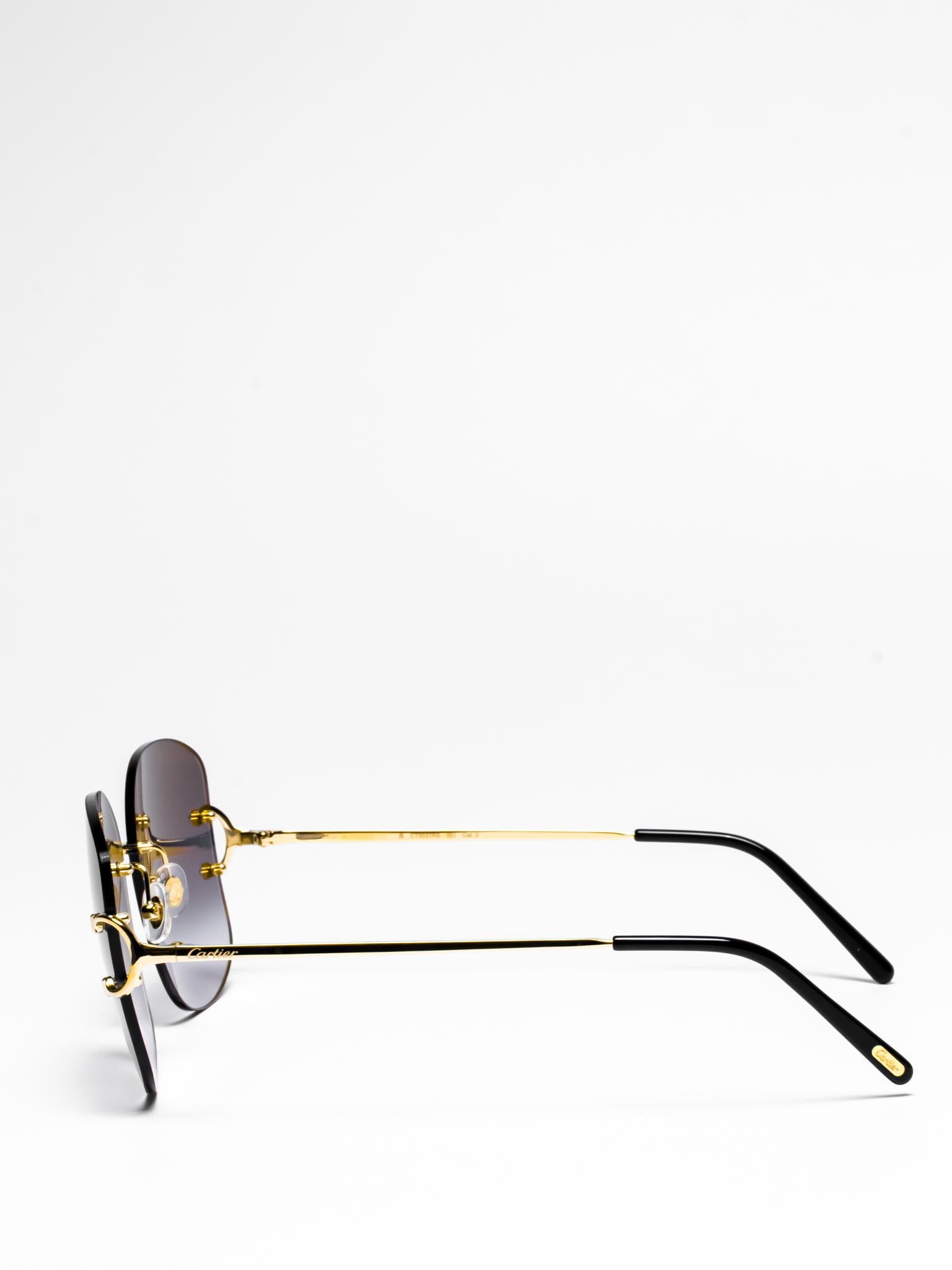 CARTIER | CT0037RS 001 | C DÉCOR SUNGLASSES