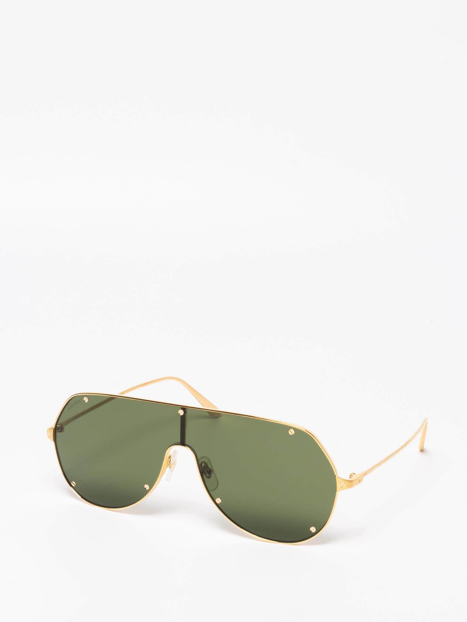 CT0324S 002 | SANTOS DE CARTIER SUNGLASSES