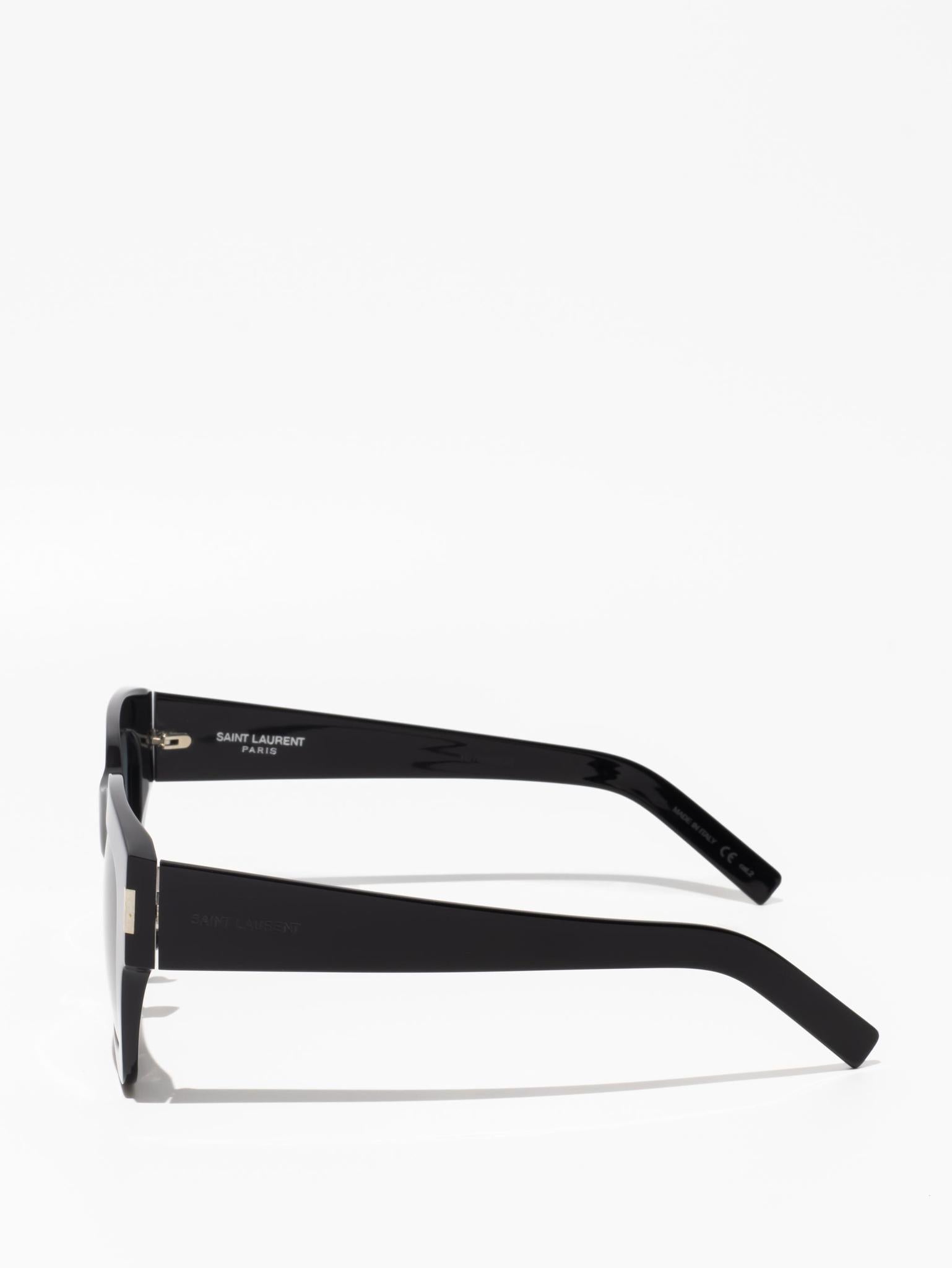 SL 184/F SLIM 001 | BLACK | SQUARE SUNGLASSES