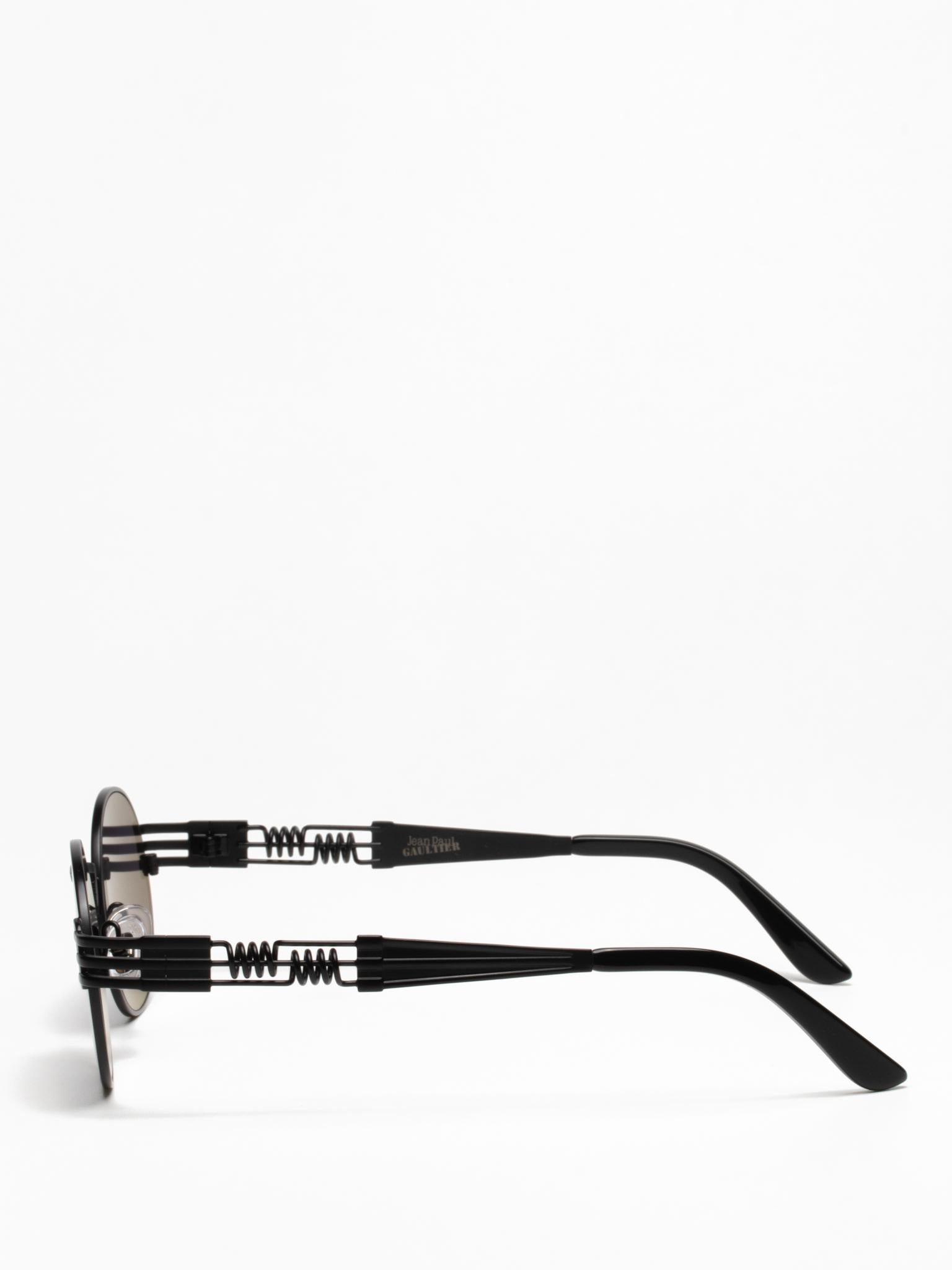JEAN PAUL GAULTIER | THE BLACK 56-6106 SUNGLASSES | DOUBLE RESSORT 00