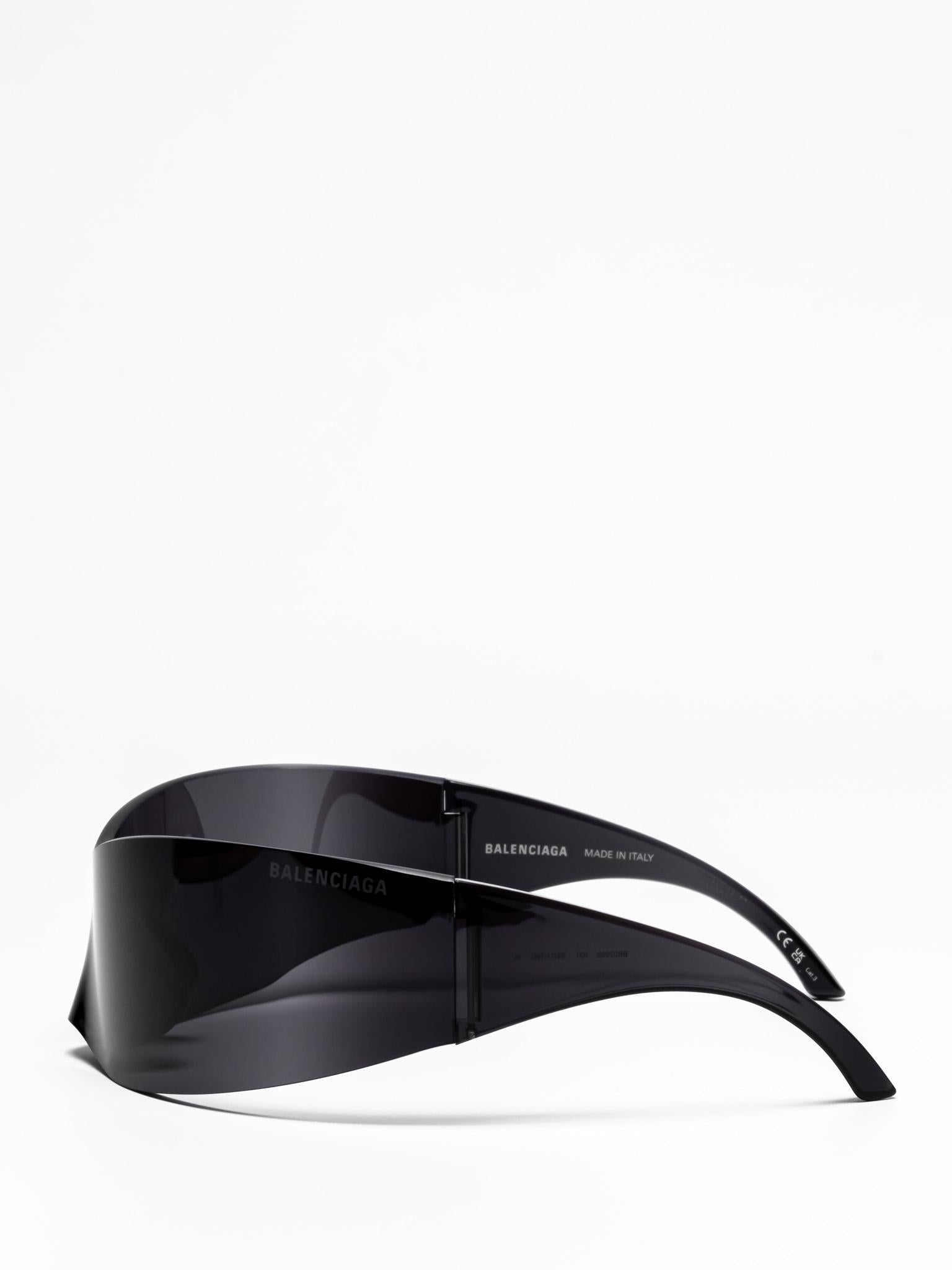 BB0299S 001 DARK GREY SHIELD SUNGLASSES