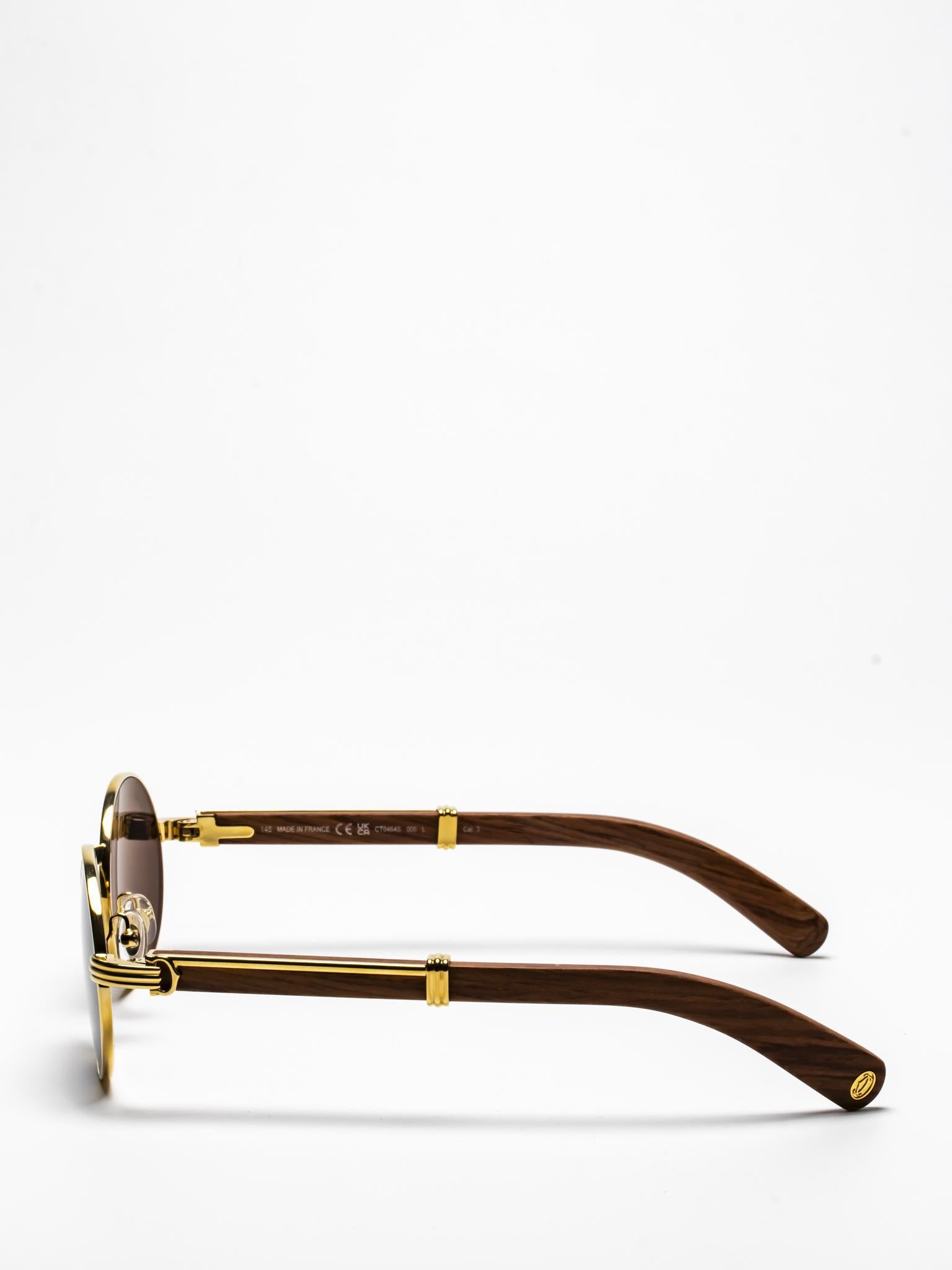 CT0464S 006 | PREMIÈRE DE CARTIER | WOOD SUNGLASSES