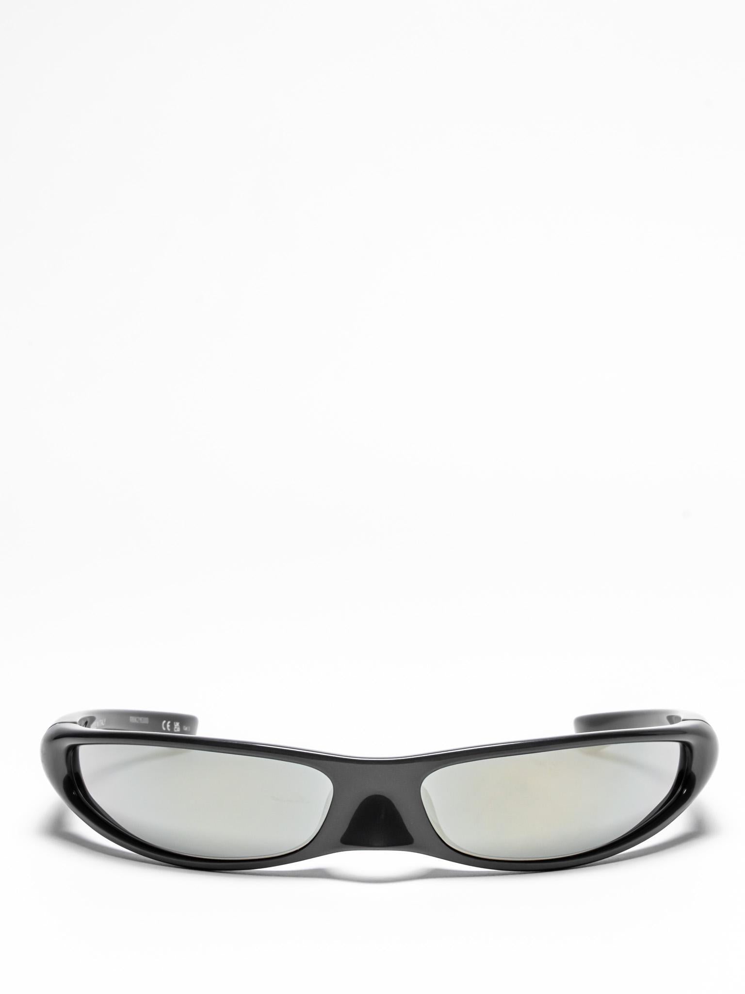 BALENCIAGA | WRAPAROUND SUNGLASSES | GREY | BB0383S 004