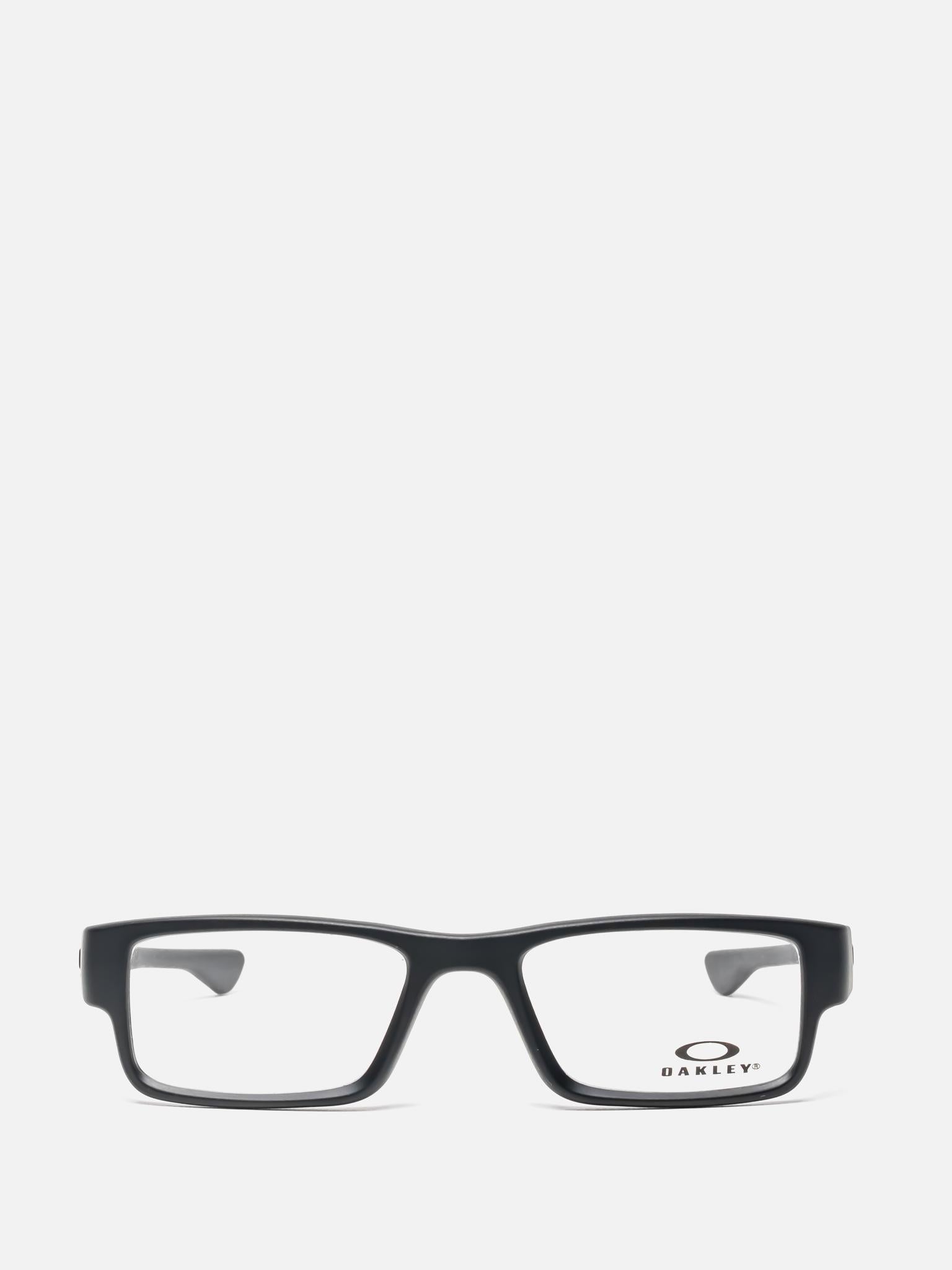 AIRDROP SATIN BLACK RECTANGULAR EYEGLASSES