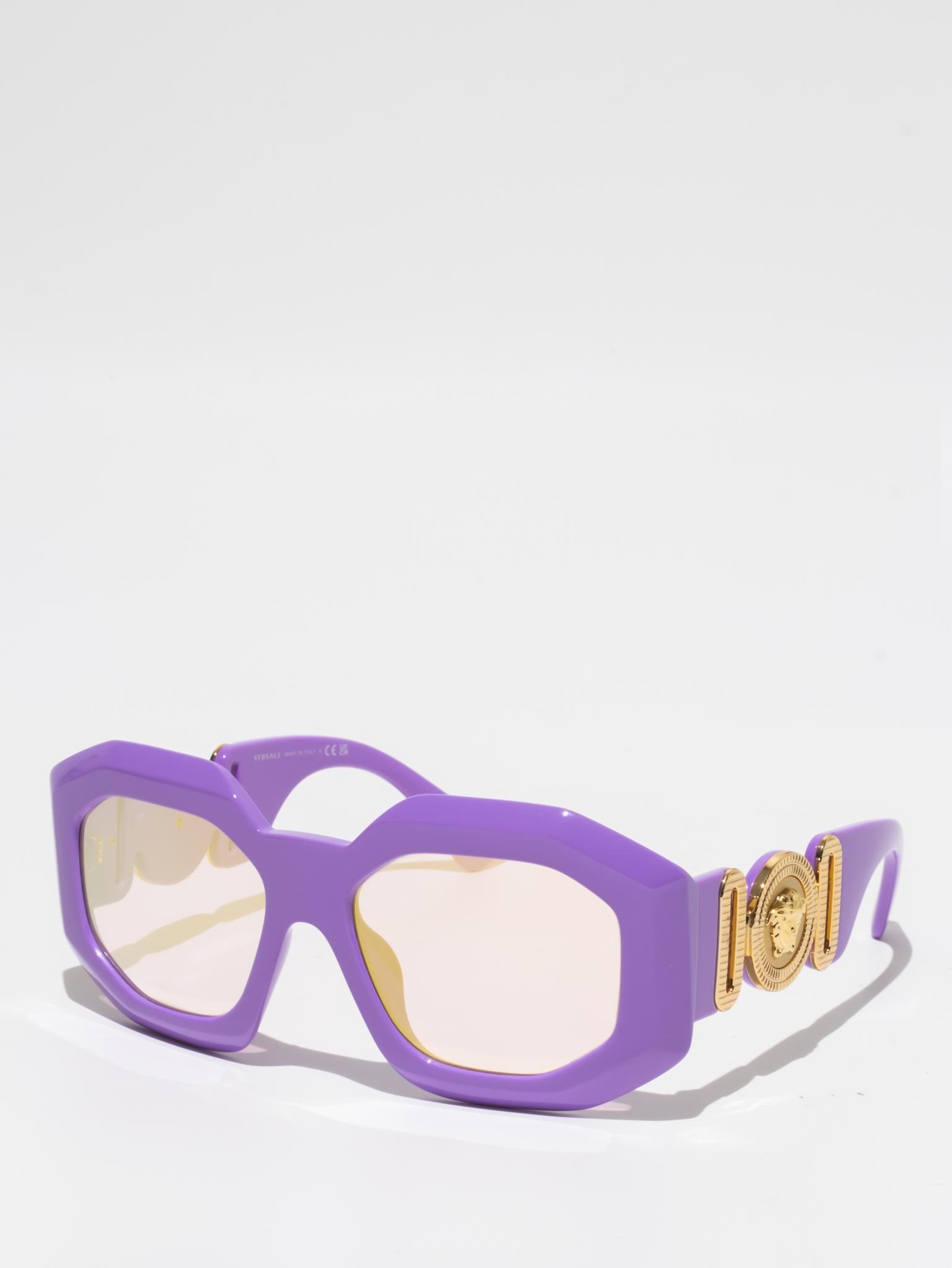 VERSACE |4424U 536687 (CUSTOM) | MAXI MEDUSA BIGGIE SQUARED SUNGLASSES