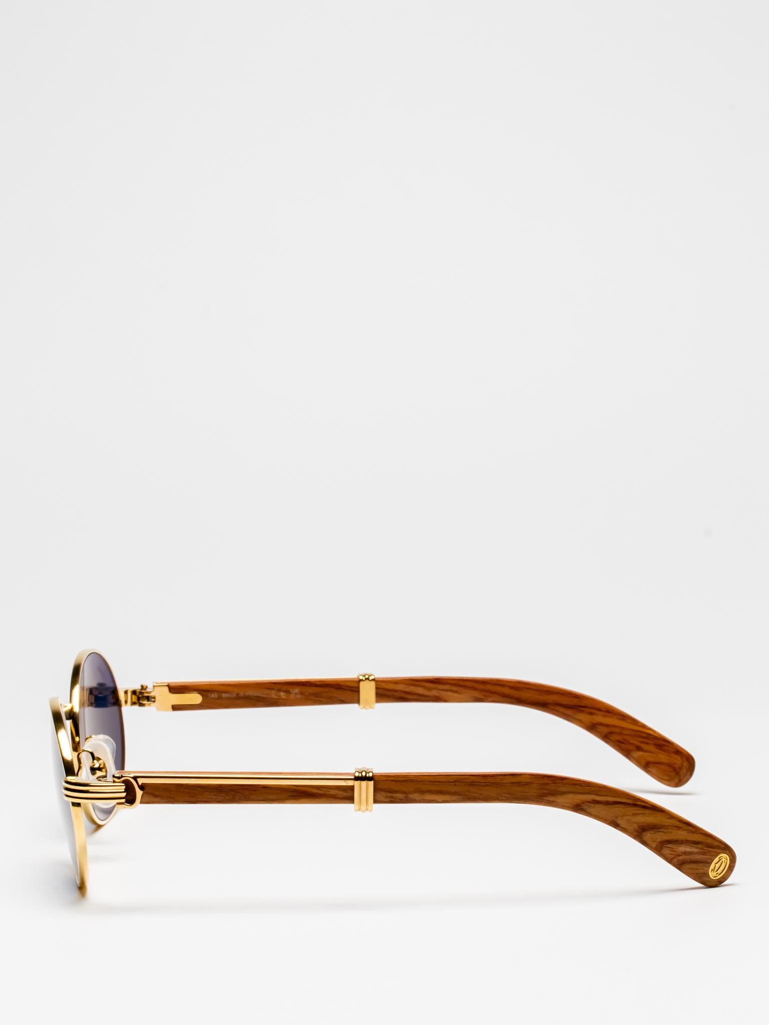 CT0464S 002 | PREMIÈRE DE CARTIER | WOOD SUNGLASSES
