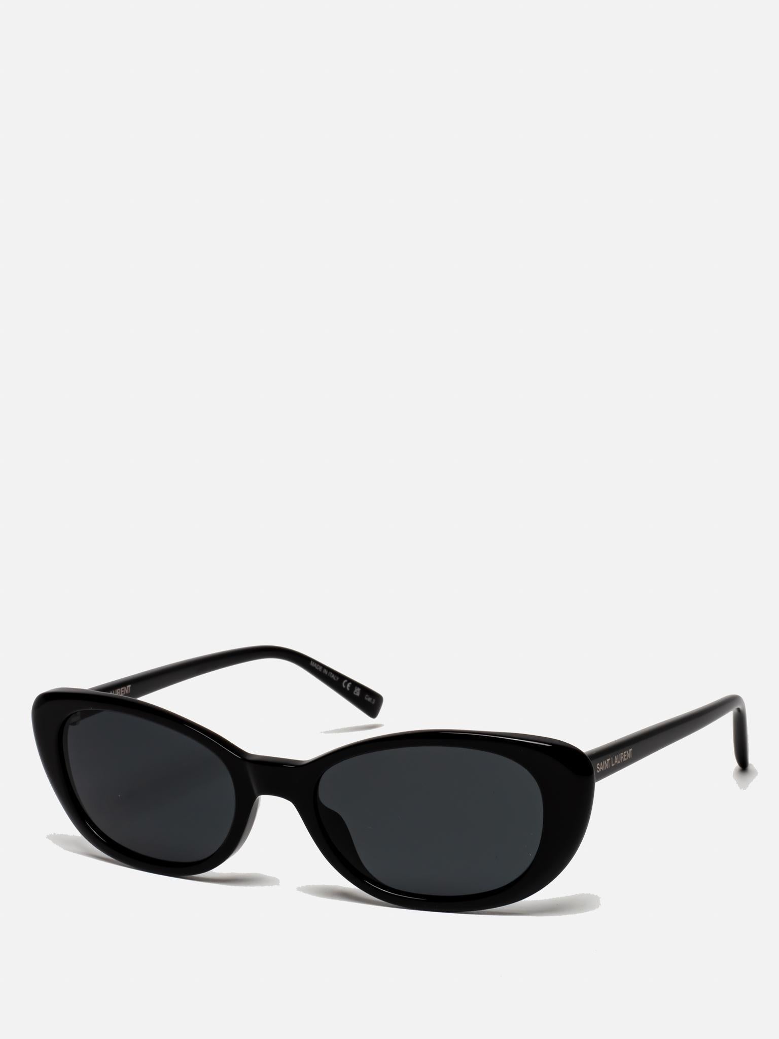SL 822 001 | BLACK | OVAL SUNGLASSES