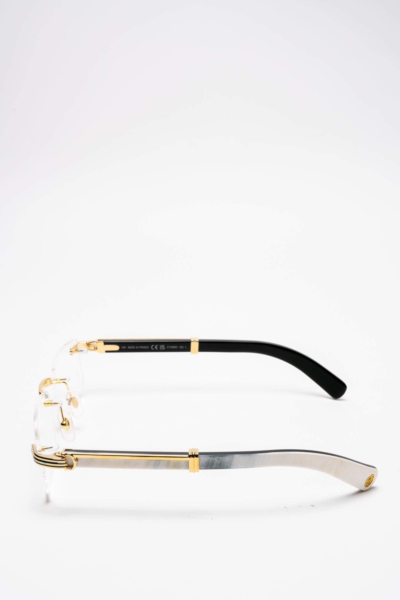 CARTIER | CT0485O 003 | PREMIÈRE DE CARTIER | BUFFALO HORN EYEGLASSES