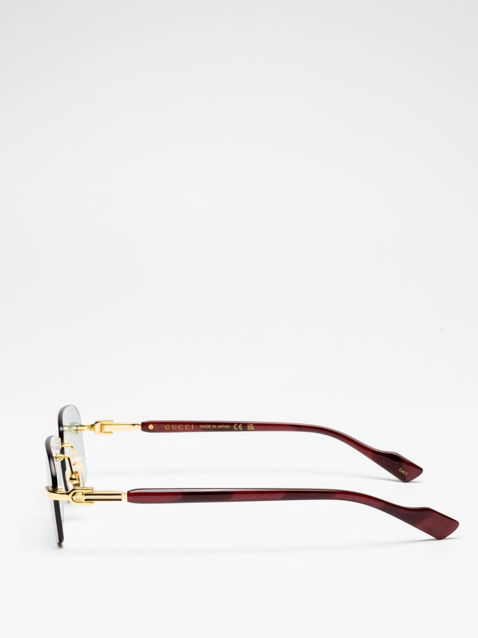 GG1221S 003 | RECTANGULAR FRAME SUNGLASSES