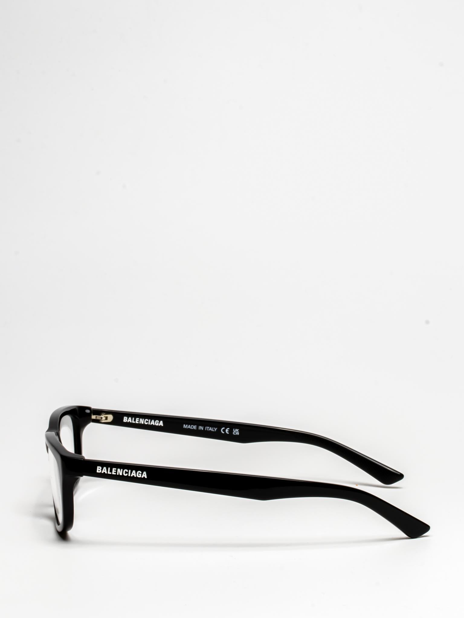 BALENCIAGA | OVAL EYEGLASSES | BLACK | BB0407O 001