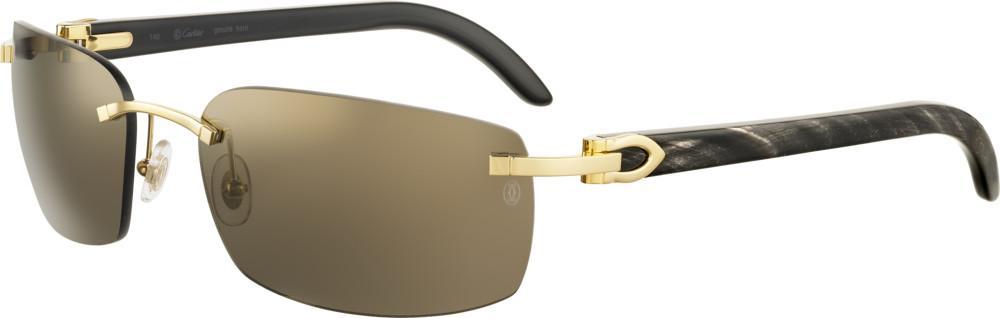 CARTIER | C DÉCOR | BUFFALO HORN SUNGLASSES | CT0046S 003