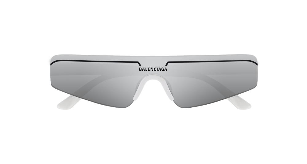 BALENCIAGA | SKI RECTANGLE SUNGLASSES | WHITE | BB0003S 002