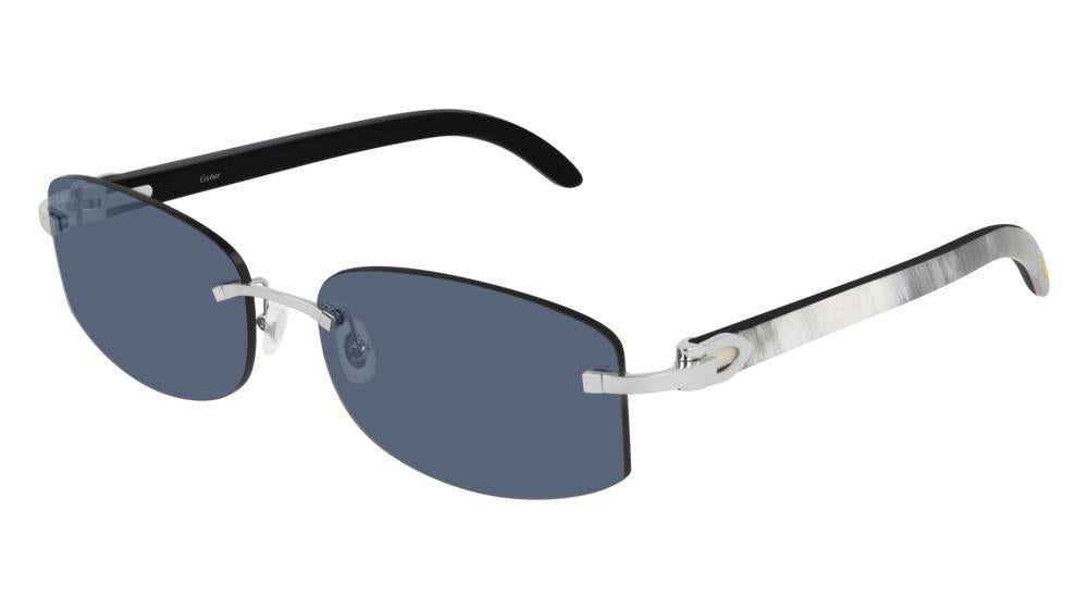 Cartier black buffalo online horn sunglasses