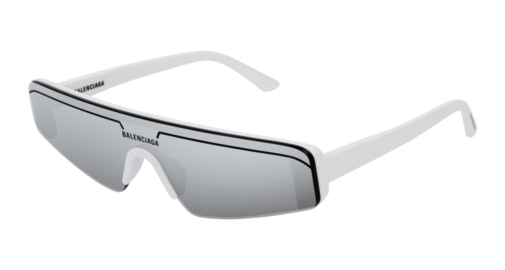 BALENCIAGA | SKI RECTANGLE SUNGLASSES | WHITE | BB0003S 002