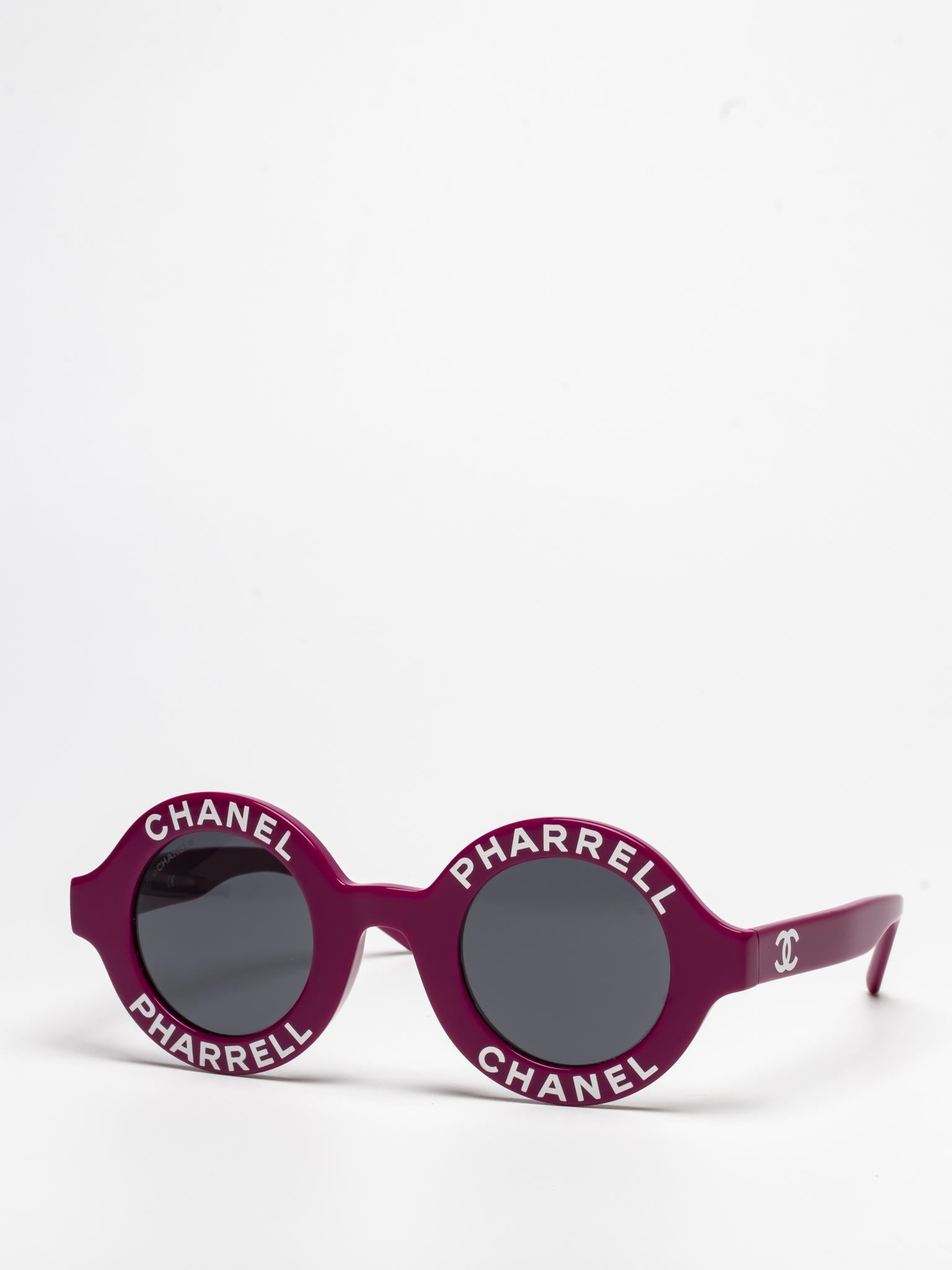 シャネル★ 71314A SPW | PHARRELL WILLIAMS x CHANEL | ROUND SUNGLASSES – Hall