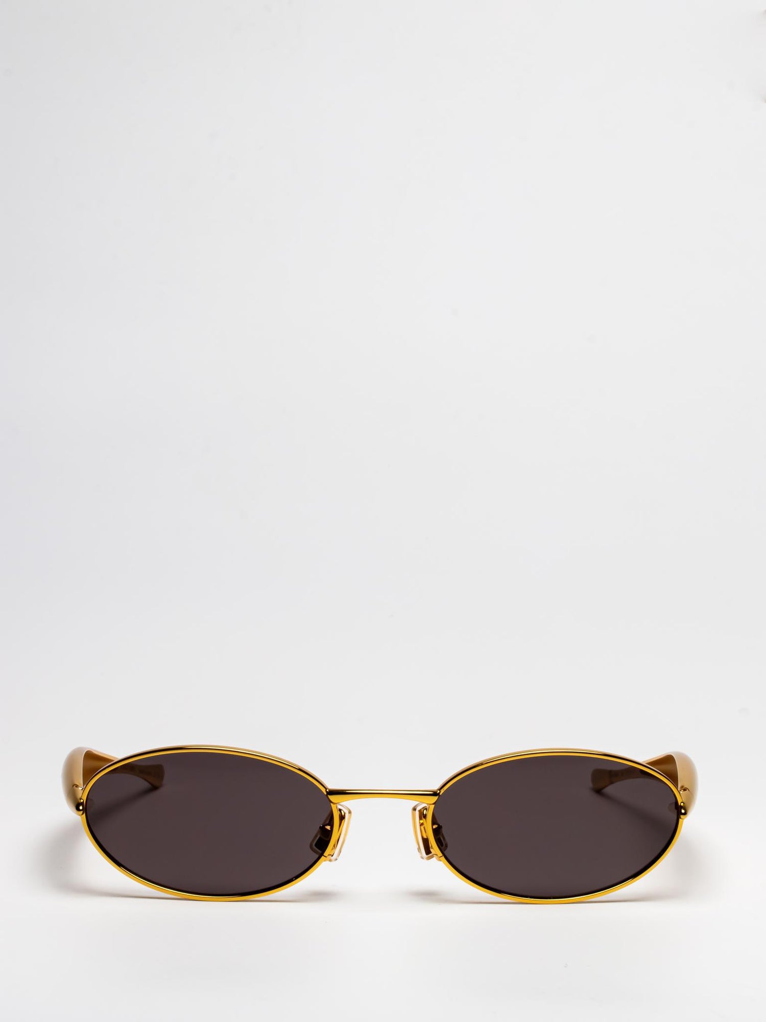 BOTTEGA VENETA | BV1386S 001 | GOLD | OVAL SUNGLASSES