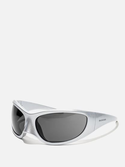 BB0252S 005 SILVER SKIN XXL CAT SUNGLASSES