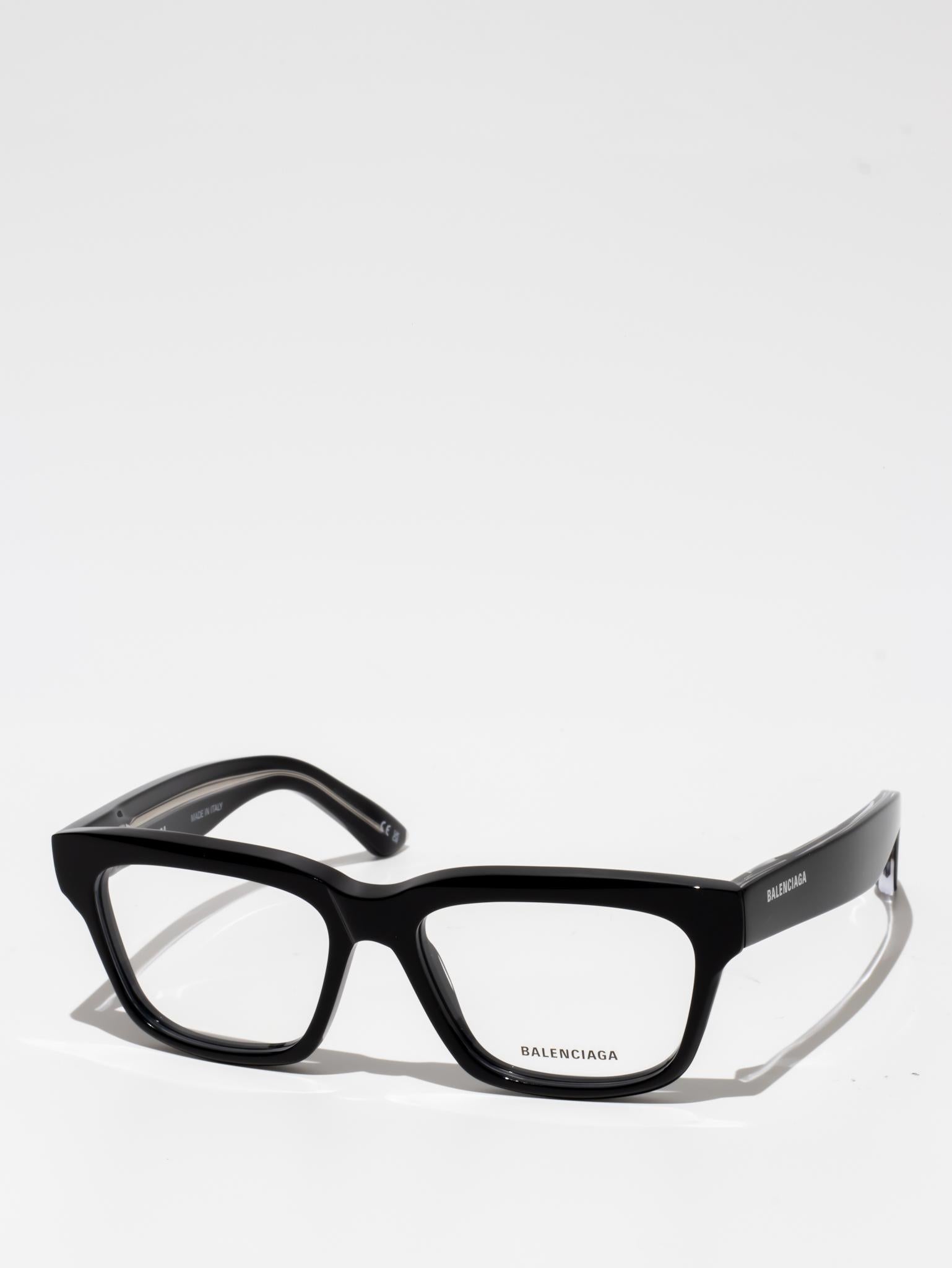 BALENCIAGA | BB0343O 001 | RECTANGLE EYEGLASSES | BLACK