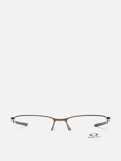 SOCKET 5.5 SATIN MAHOGANY RECTANGULAR EYEGLASSES