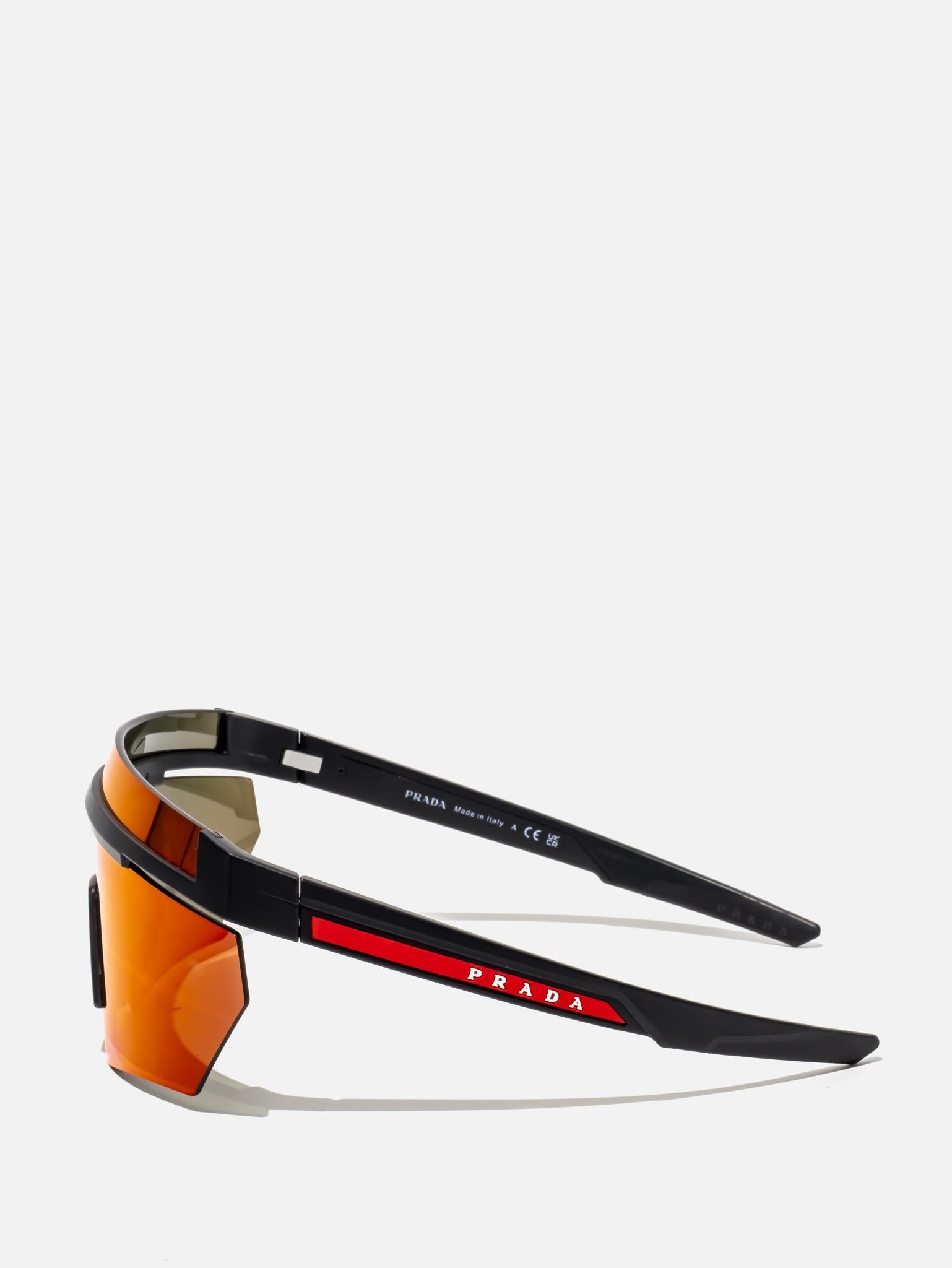 PRADA | SPS01Y | LINEA ROSSA | SHEILD SUNGLASSES – Hall of Frames