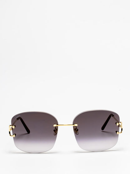 CARTIER | CT0037RS 001 | C DÉCOR SUNGLASSES