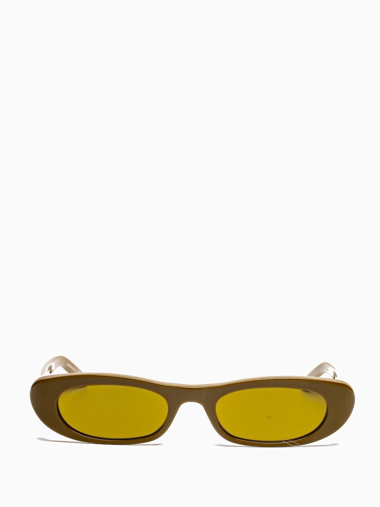 SL 557 006 BROWN OVAL SUNGLASSES