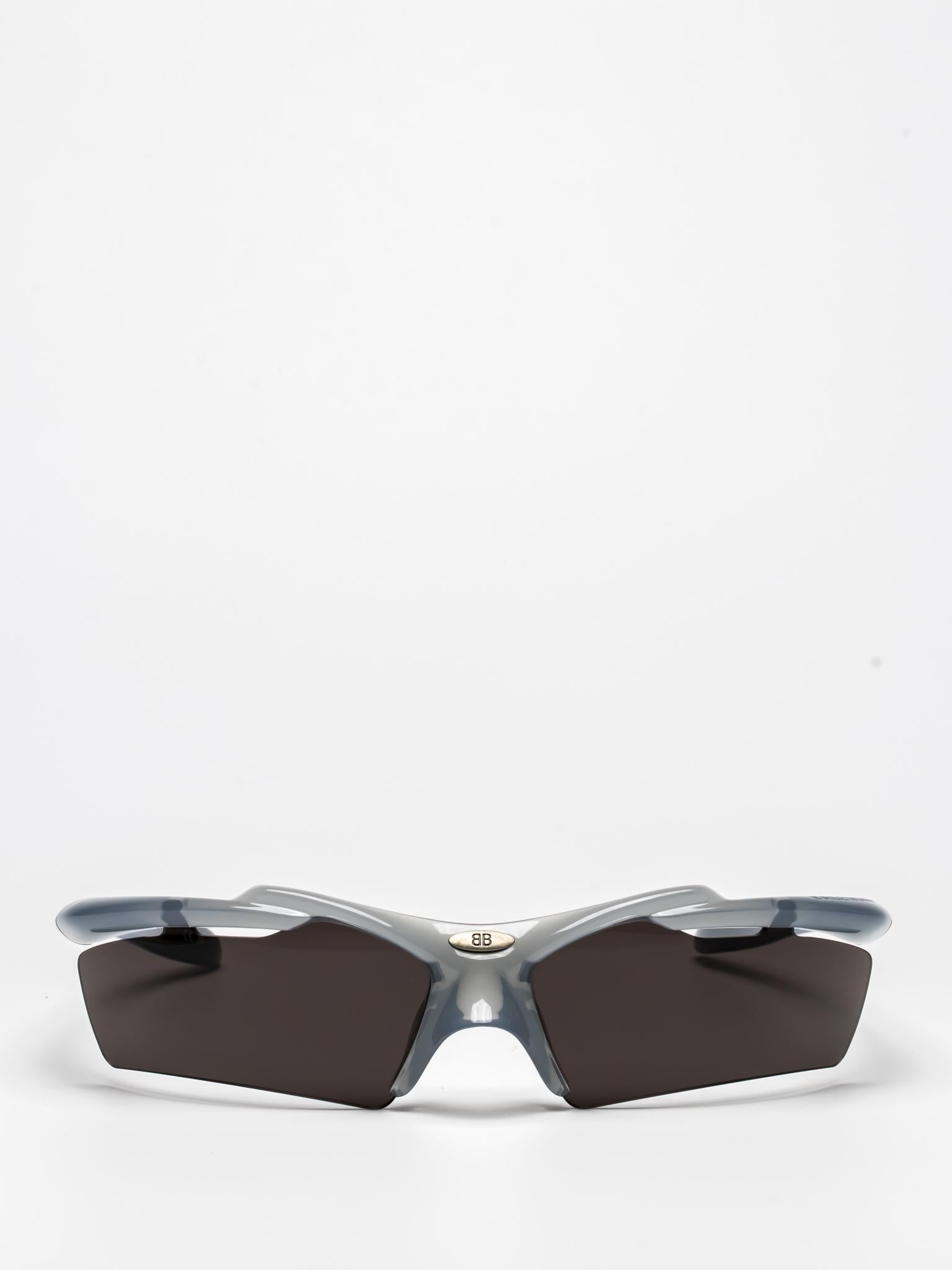 BALENCIAGA | TURBO D-FRAME SUNGLASSES | CLOUDY GREY | BB0420S 005