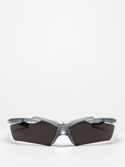 BALENCIAGA | TURBO D-FRAME SUNGLASSES | CLOUDY GREY | BB0420S 005