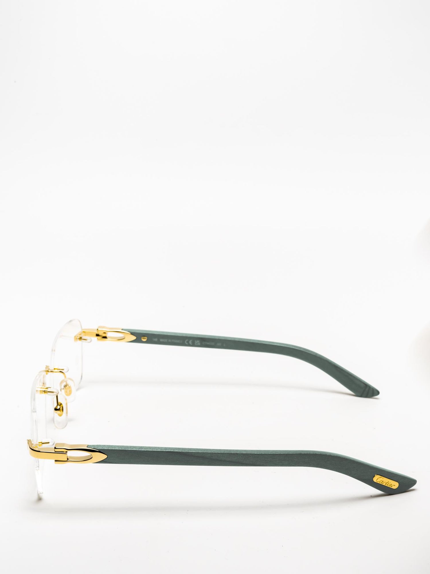 CARTIER | CT0453O 005 | C DÉCOR EYEGLASSES | WOOD EYEGLASSES