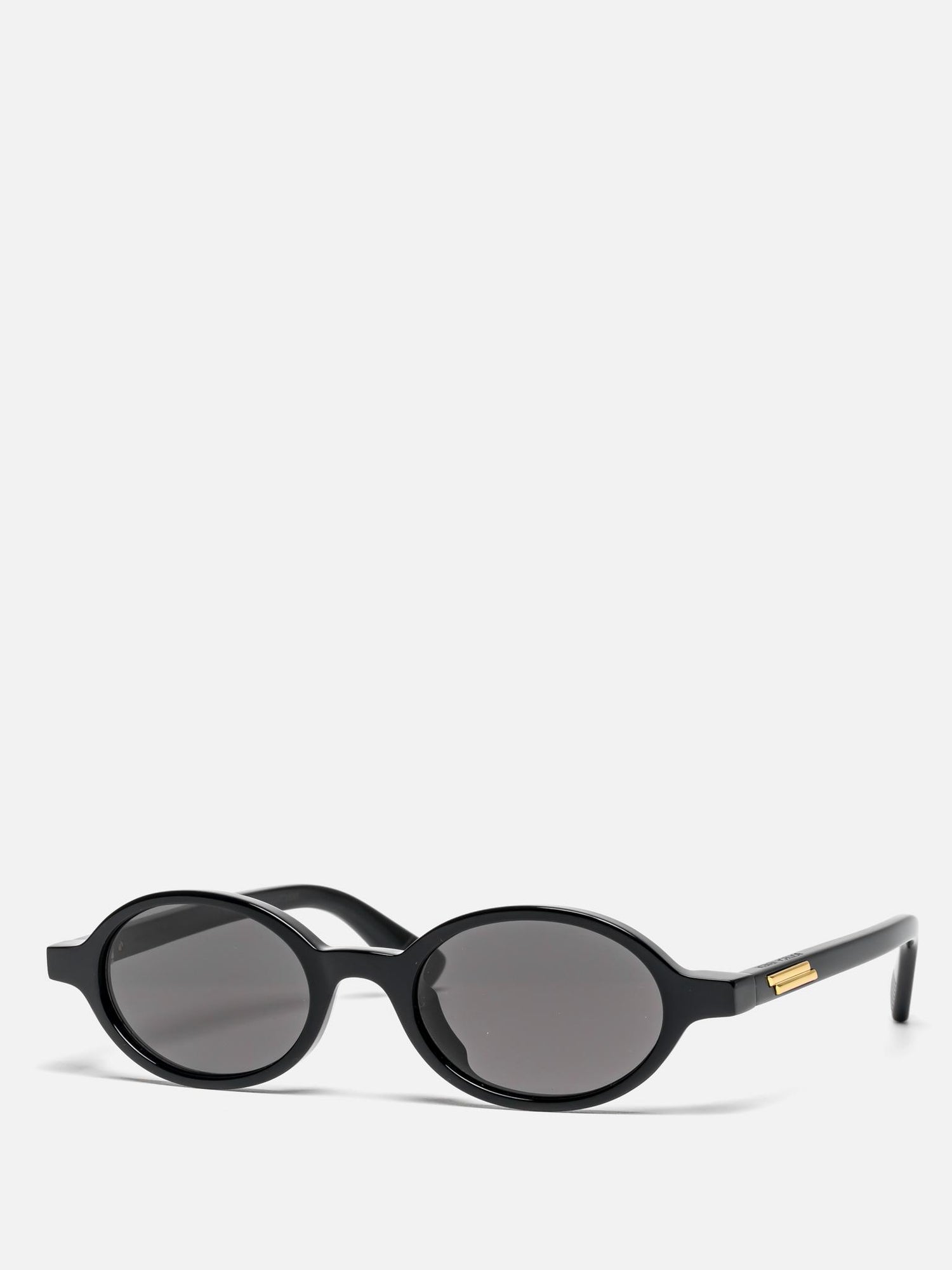 BV1388S 001 BLACK OVAL SUNGLASSES