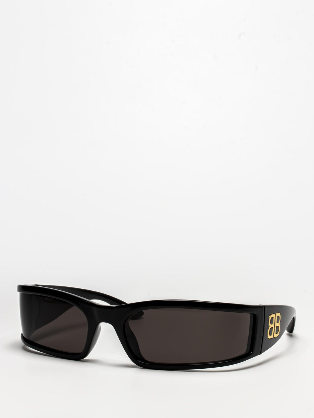 BB0458S 001 | BLACK | RECTANGULAR WRAP SUNGLASSES
