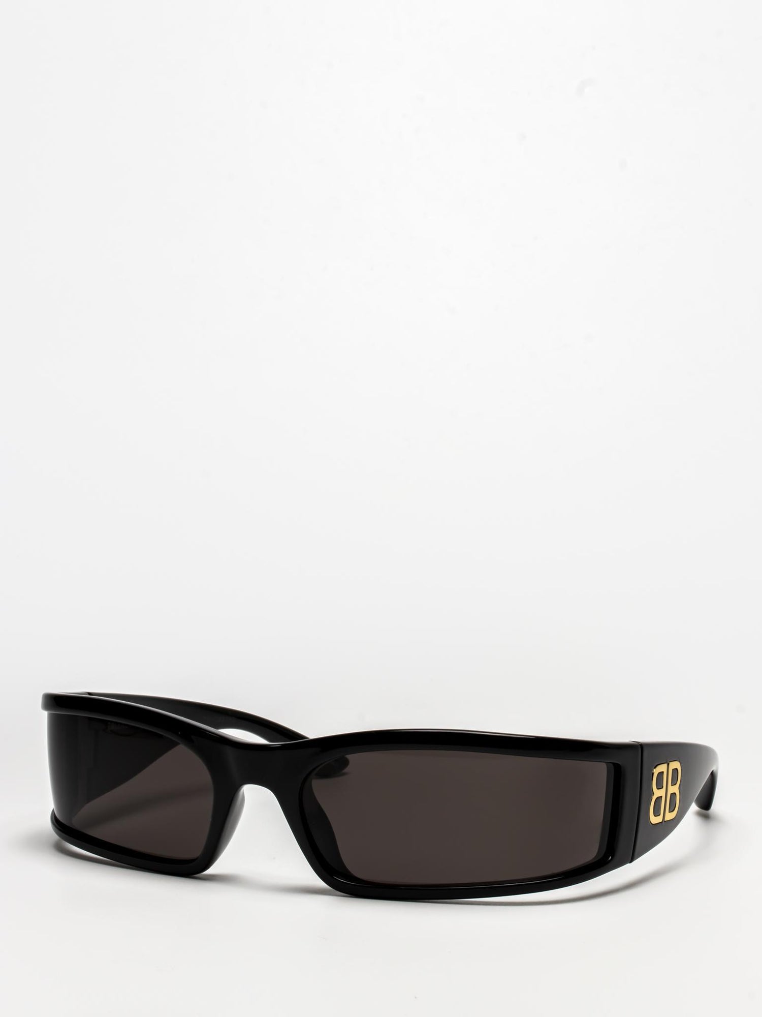 BB0458S 001 | BLACK | RECTANGULAR WRAP SUNGLASSES