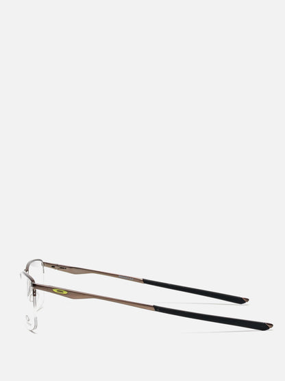 SOCKET 5.5 SATIN MAHOGANY RECTANGULAR EYEGLASSES