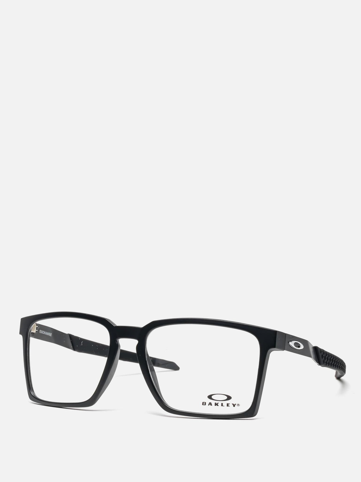 EXCHANGE MATTE BLACK SQUARE EYEGLASSES
