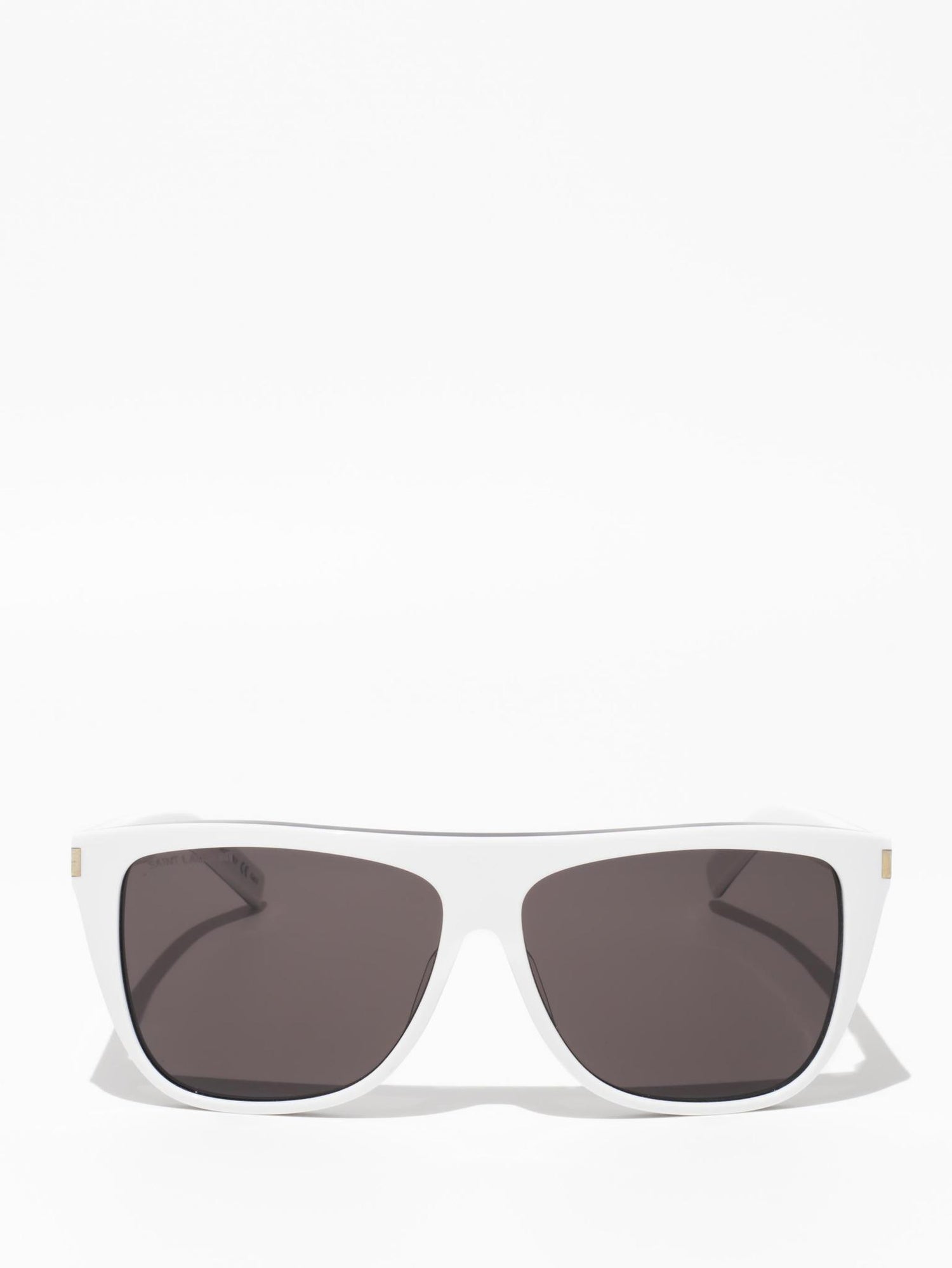 SAINT LAURENT | SL1 020 | WHITE / BLACK | SQUARE SUNGLASSES