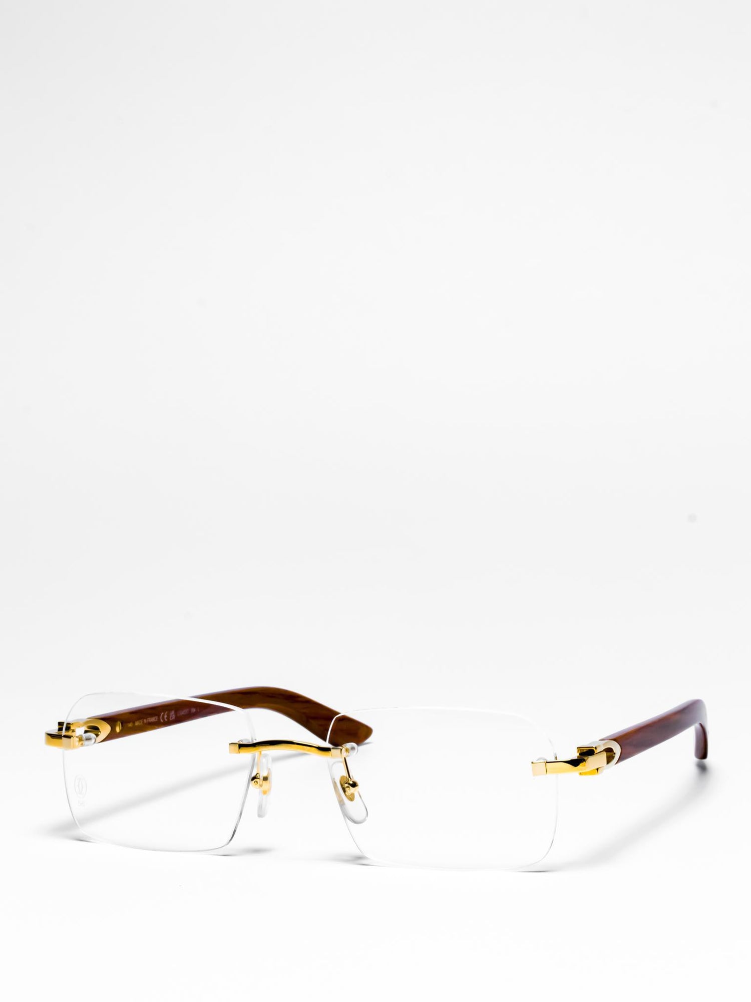 CARTIER | CT0453O 004 | C DÉCOR EYEGLASSES| WOOD