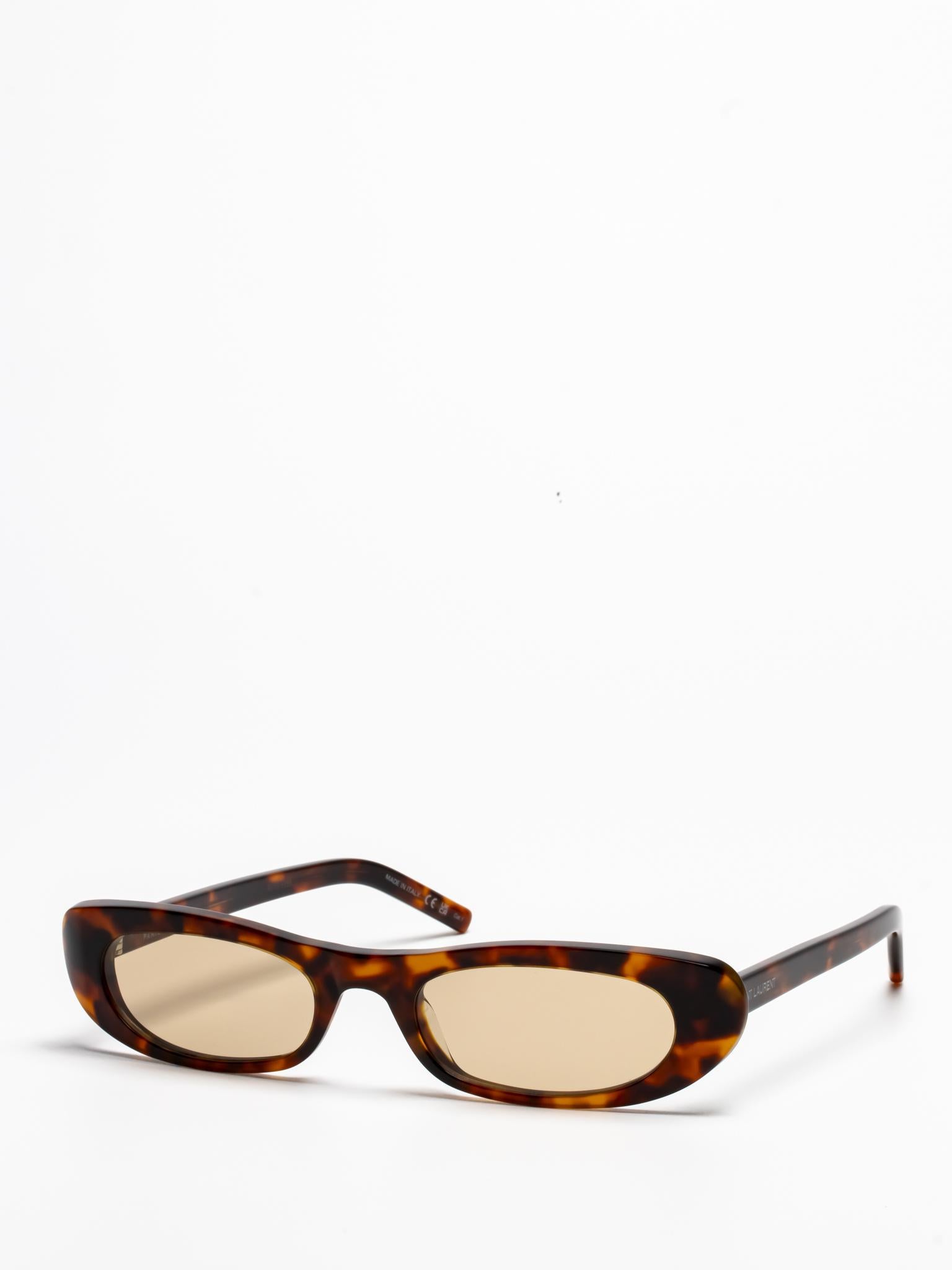 SL 557 008 | DARK HAVANA | OVAL SUNGLASSES