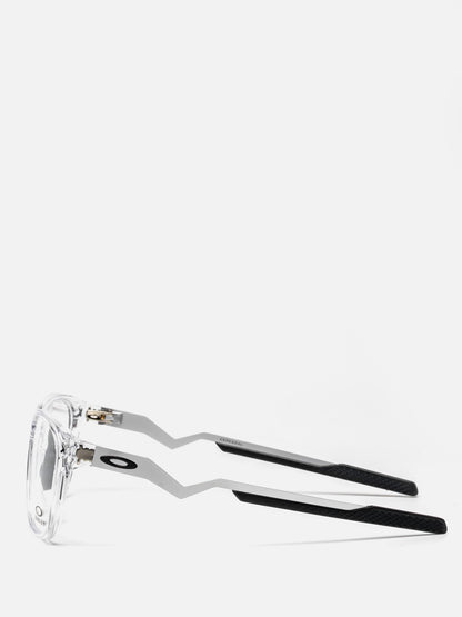 CEREBRAL POLISHED CLEAR OVAL EYEGLASSES