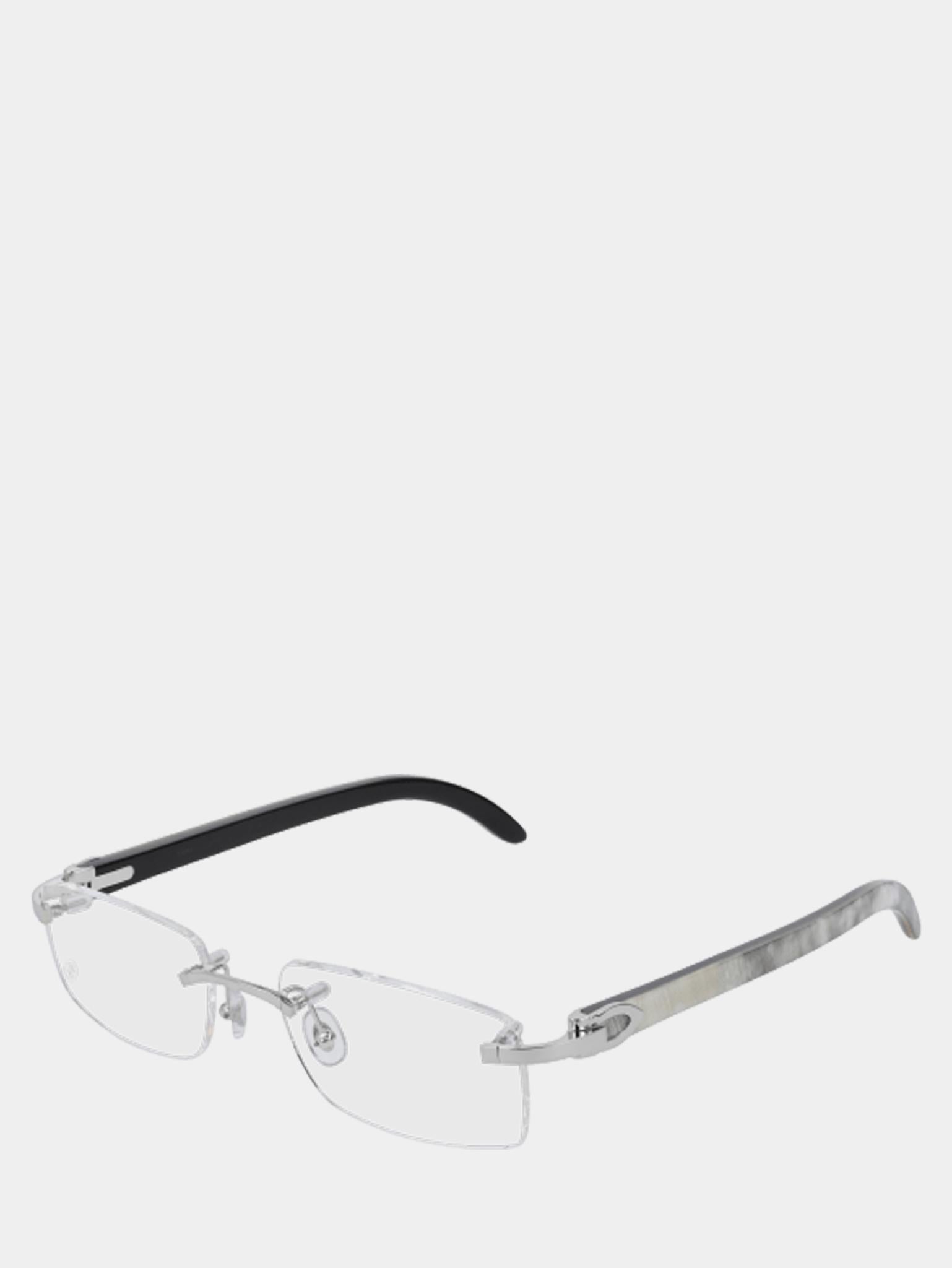 CT0046O 002 C DÉCOR BUFFALO HORN EYEGLASSES
