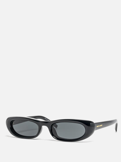 SL 557 SHADE PLUMP 001 OVAL SUNGLASSES