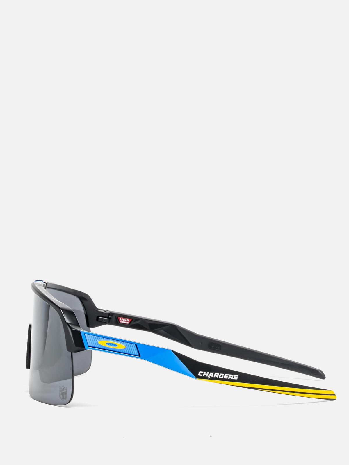 SUTRO LITE MATTE BLACK "CHARGERS" SHEILD SUNGLASSES