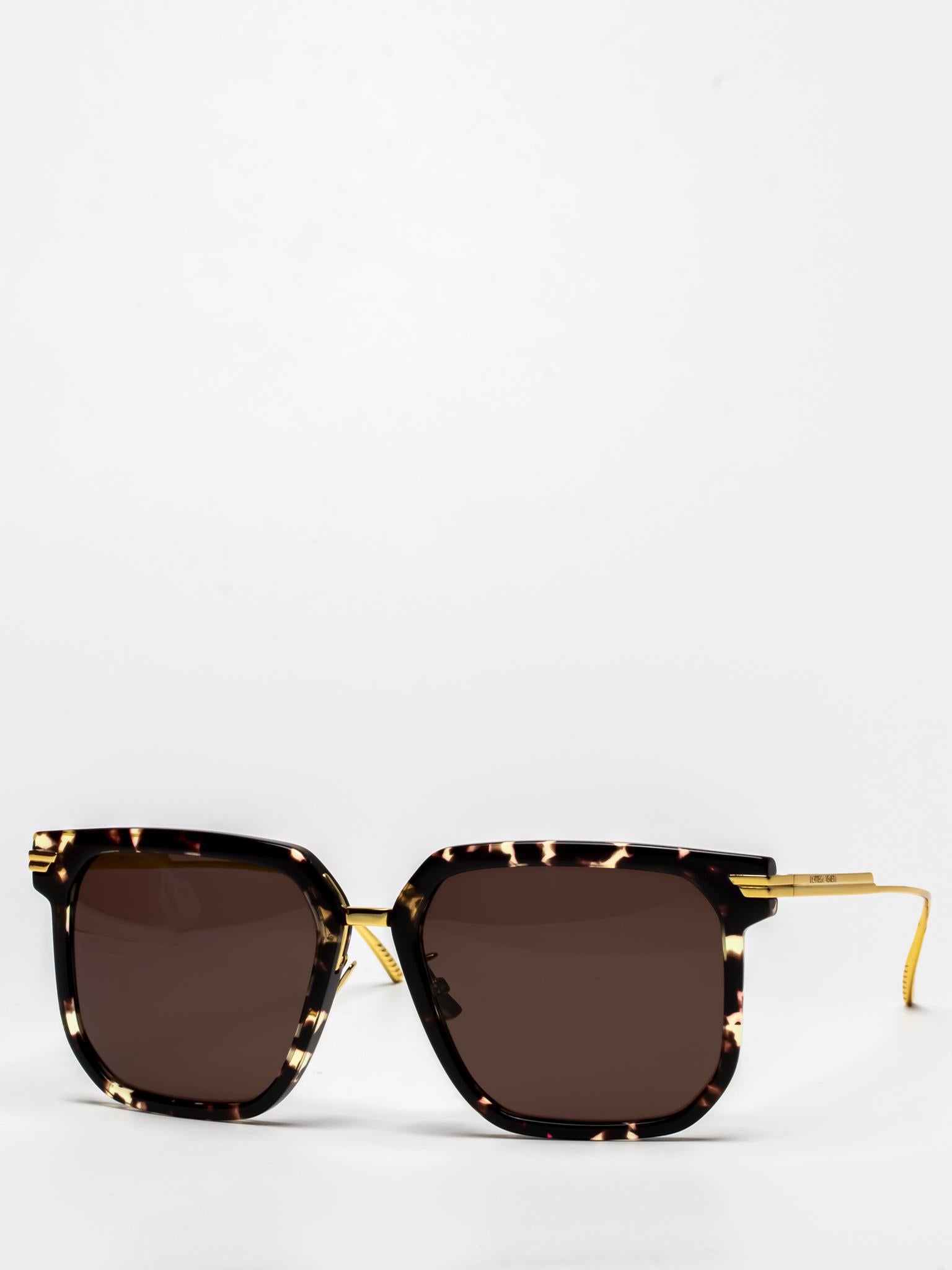 BOTTEGA VENETA BV1083SA 002 SQUARE SUNGLASSES – Hall of Frames Company