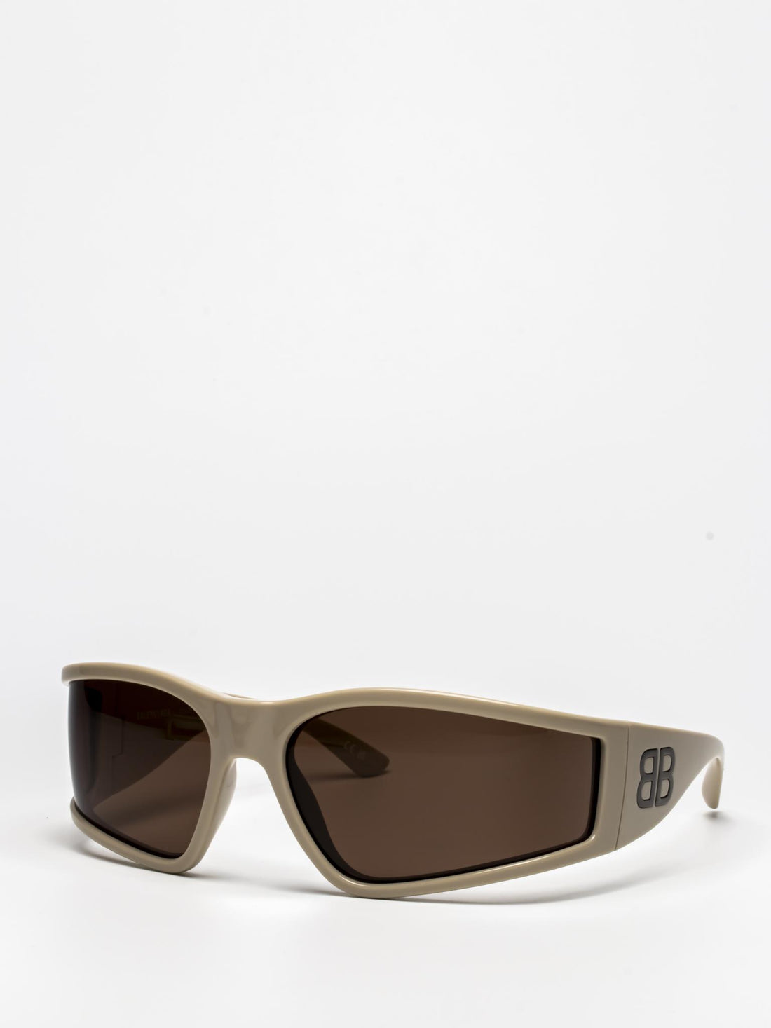 BB0457S 005 | IVORY | RECTANGULAR WRAP SUNGLASSES